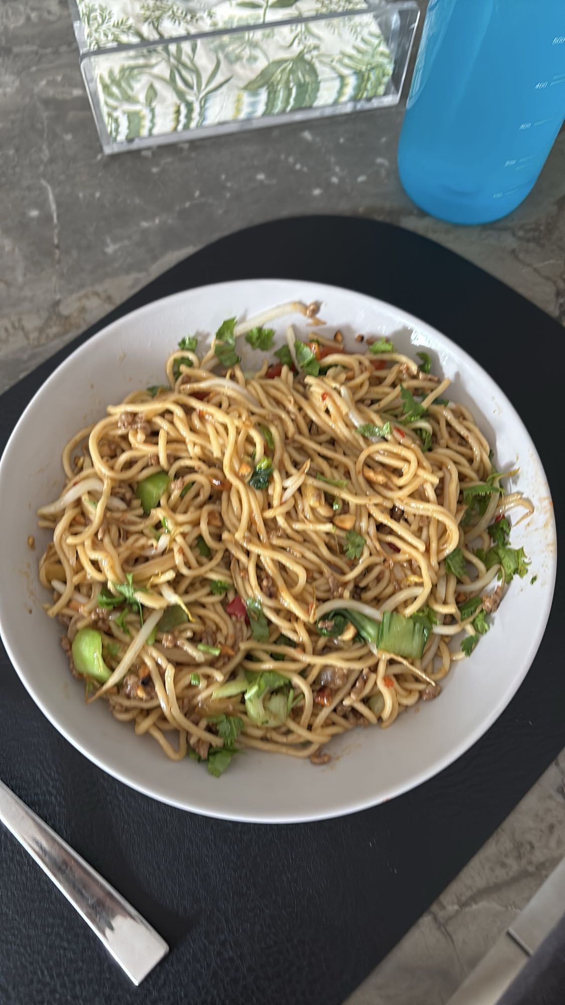 Gebratene Nudeln Bowl