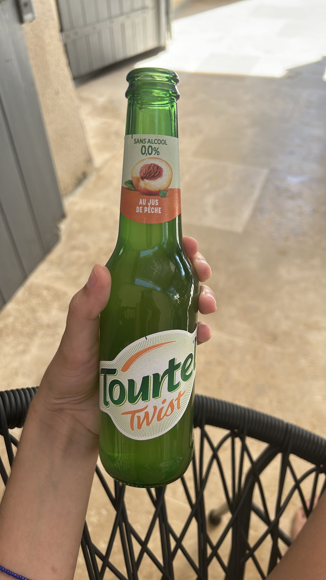 Boisson pêche sans alcool