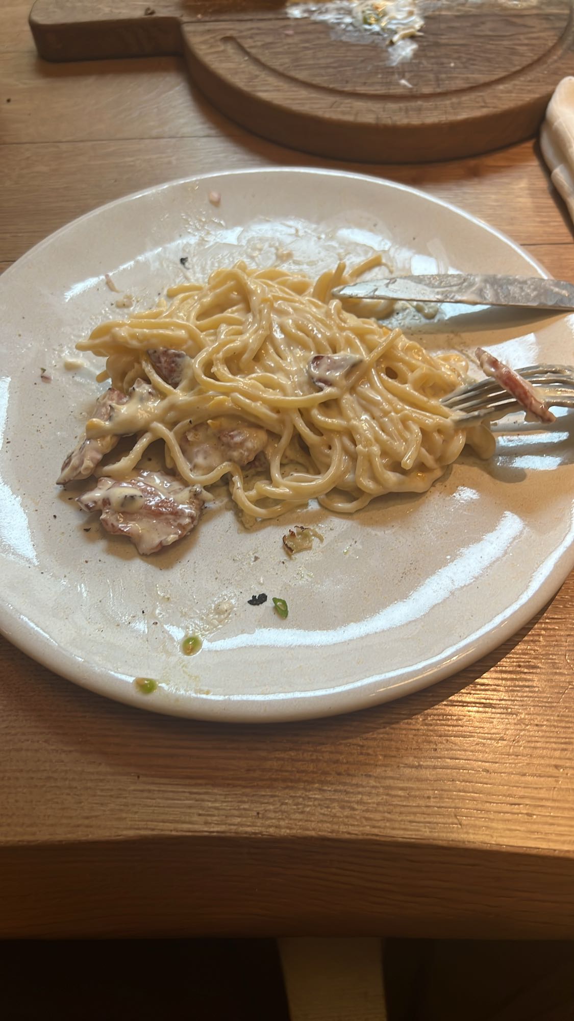 սպագետի կարբոնարա