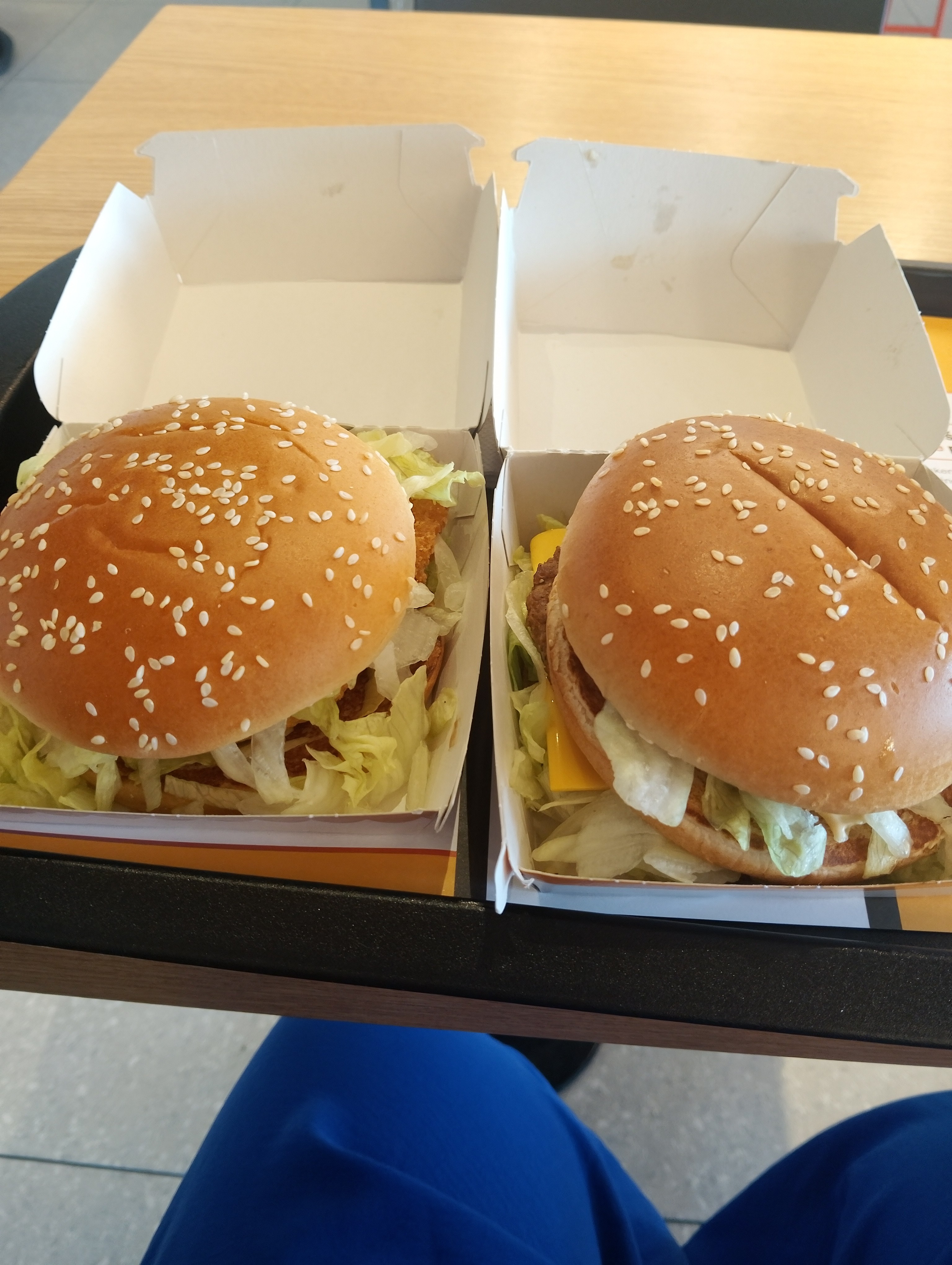 Double Chicken Burgers