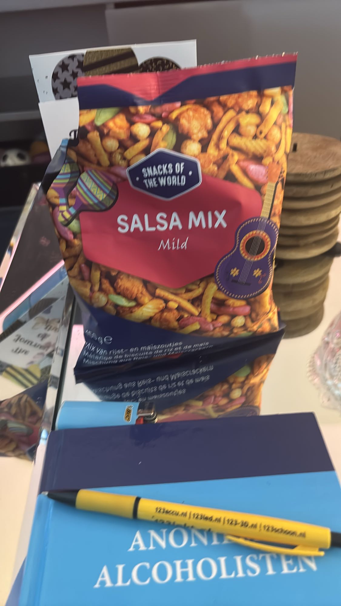 Salsa mix snack