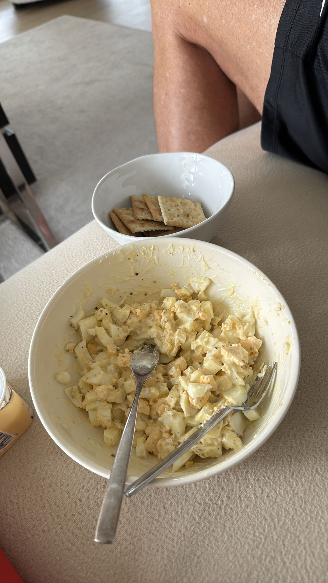 Eiersalade met kwark