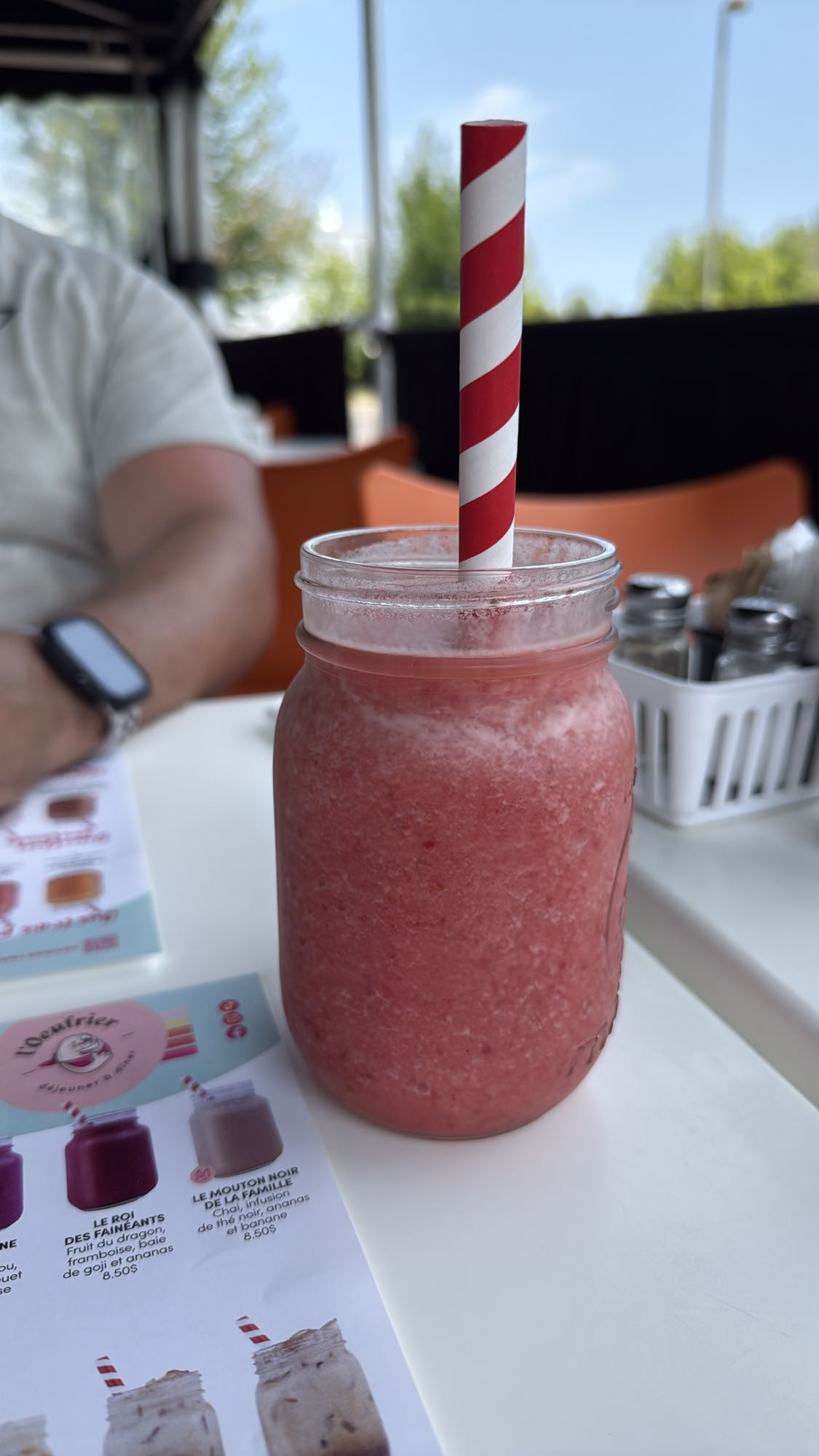 Smoothie fruits rouges