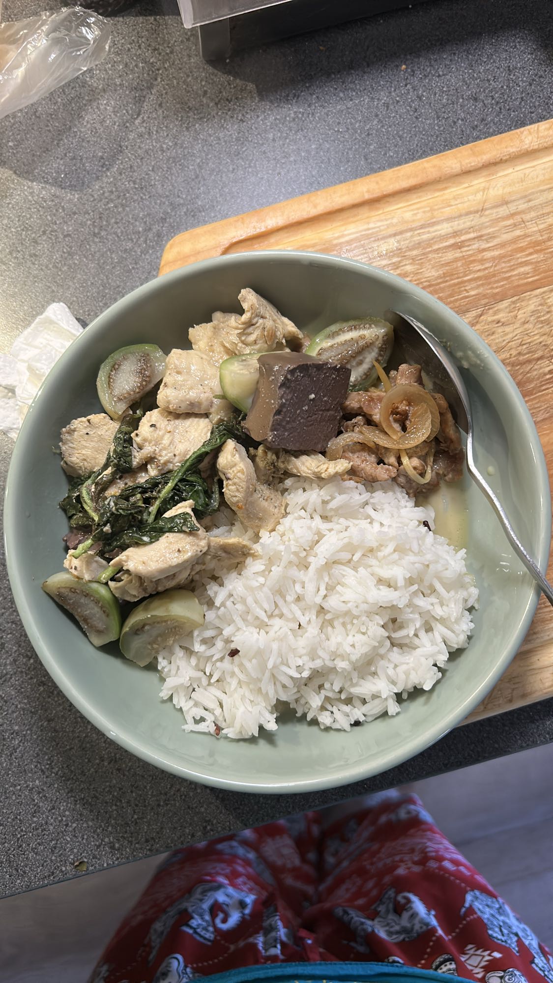 Kylling med ris og grønnsaker