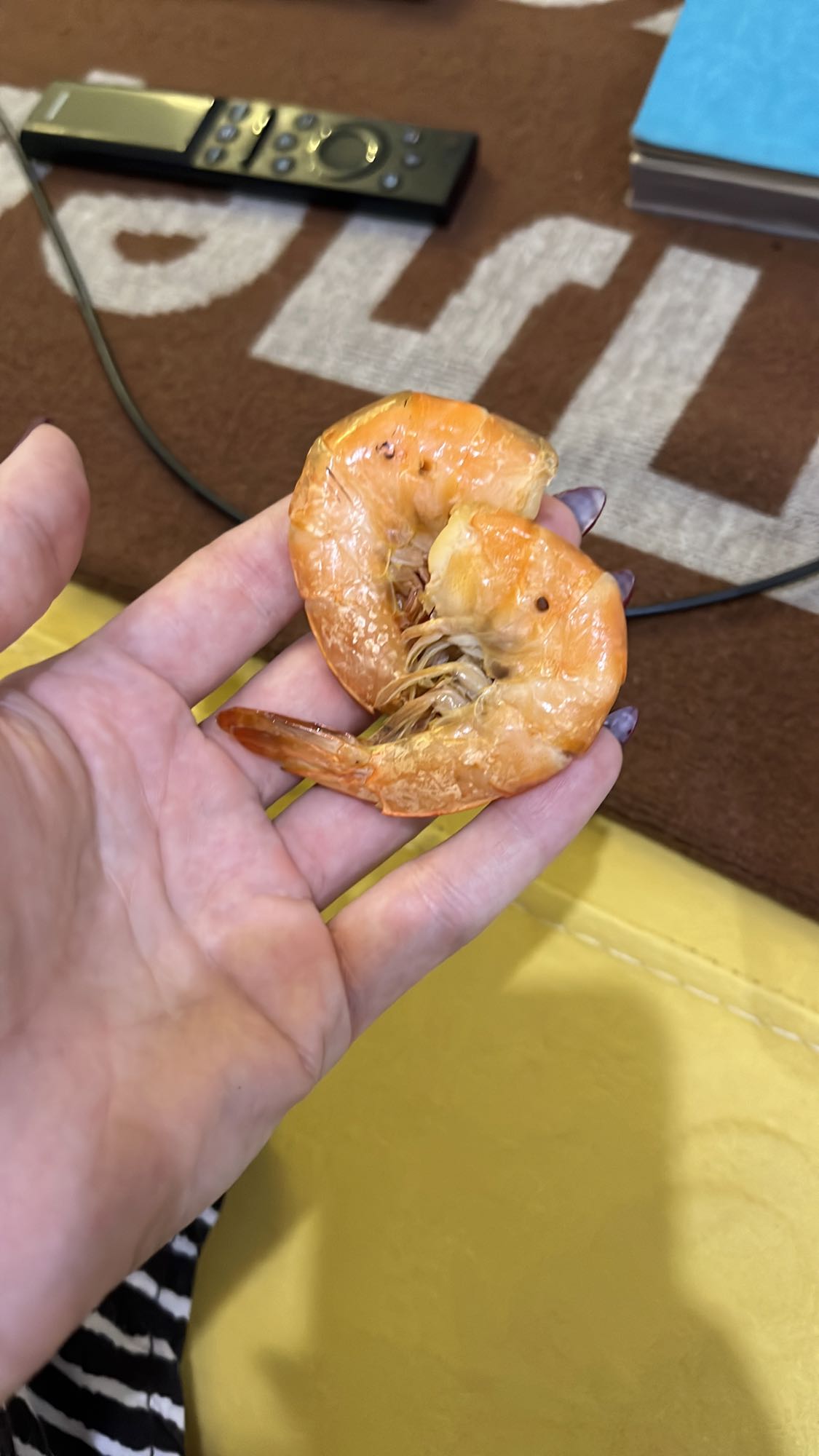 варёная креветка