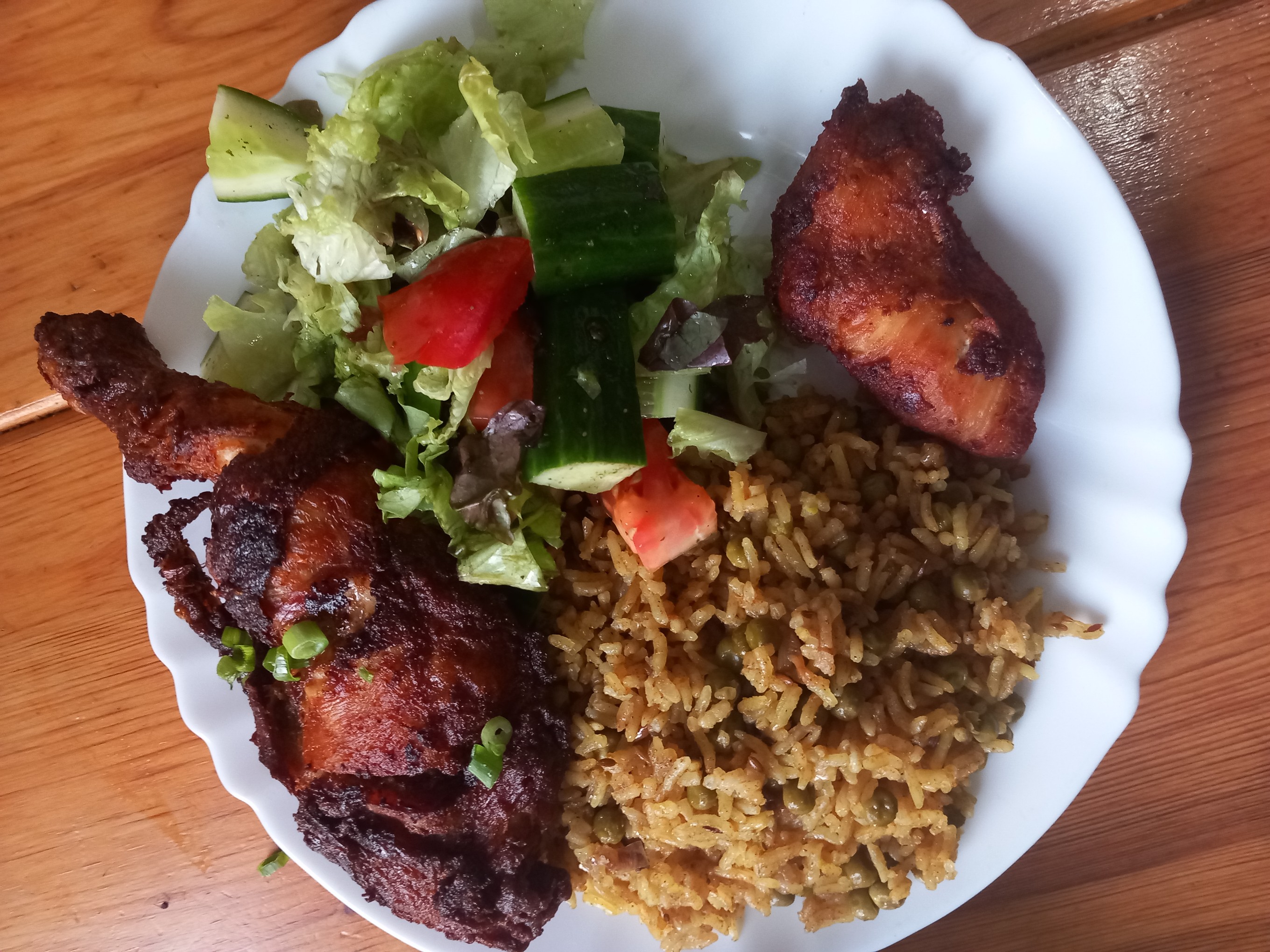 Grilled Chicken with Rice