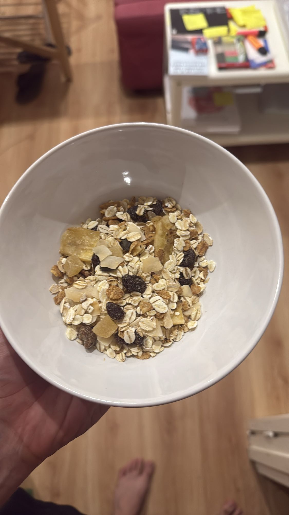 muesli con frutas secas