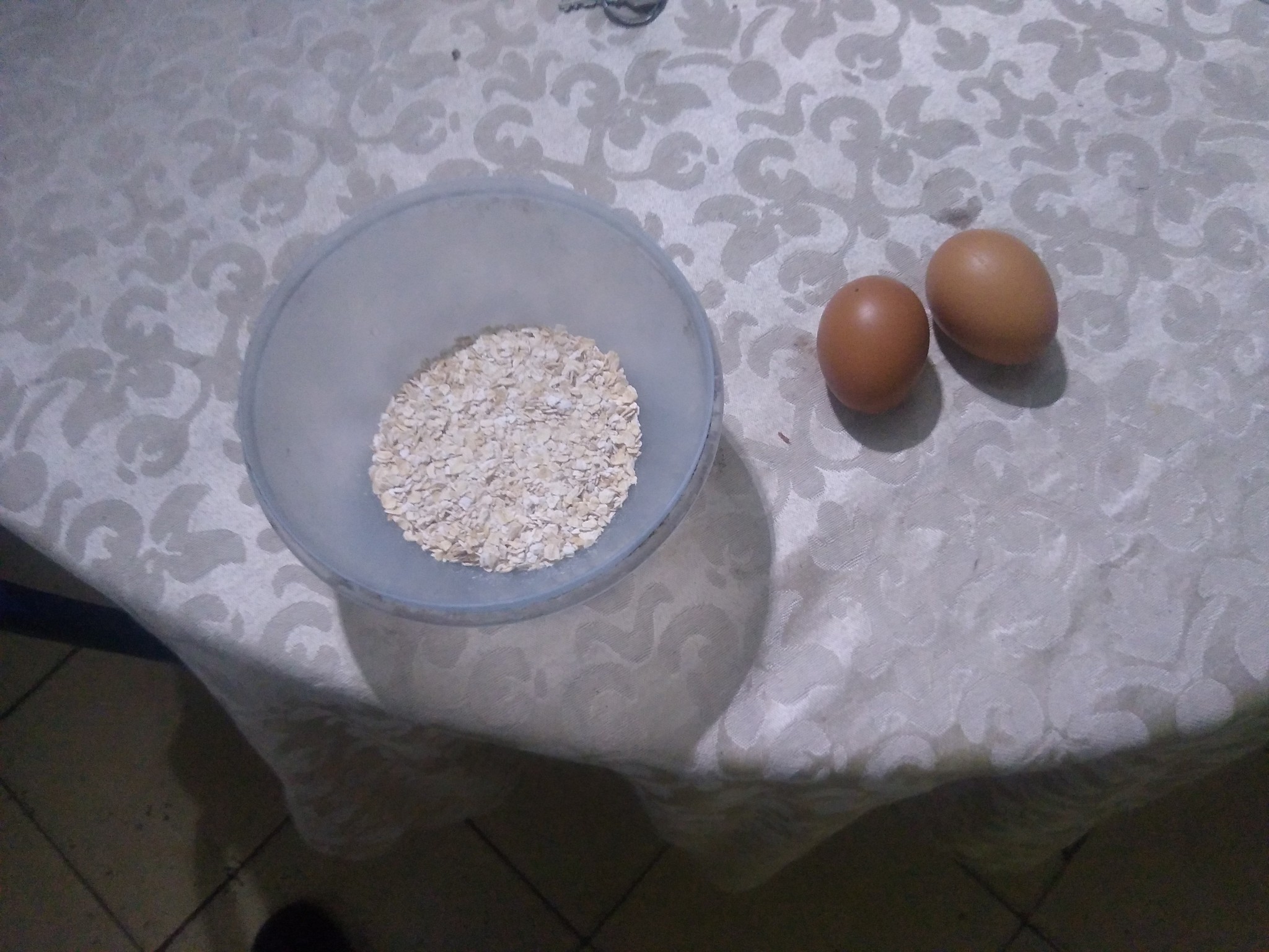 avena con huevos