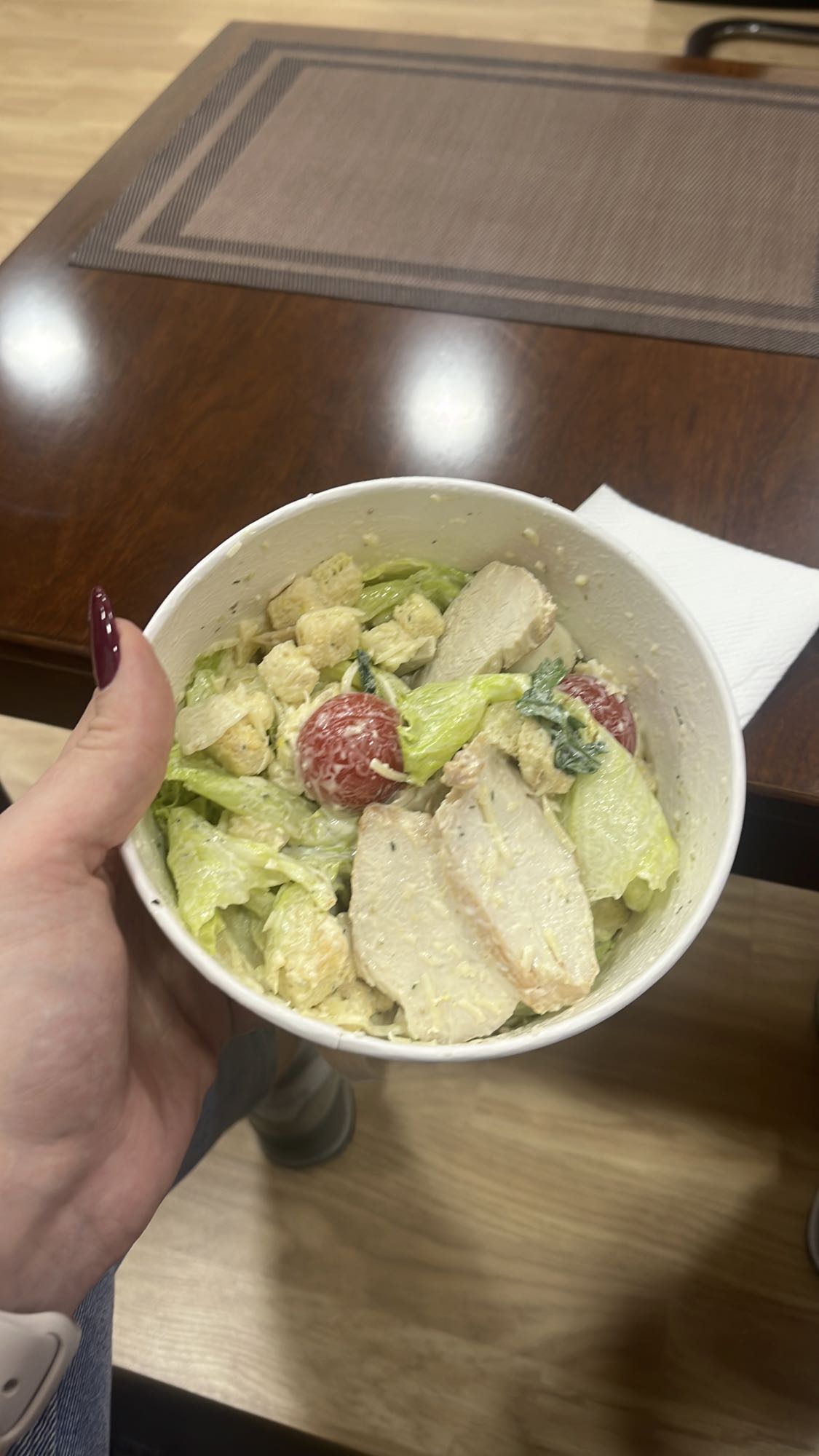 Цезарь с курицей