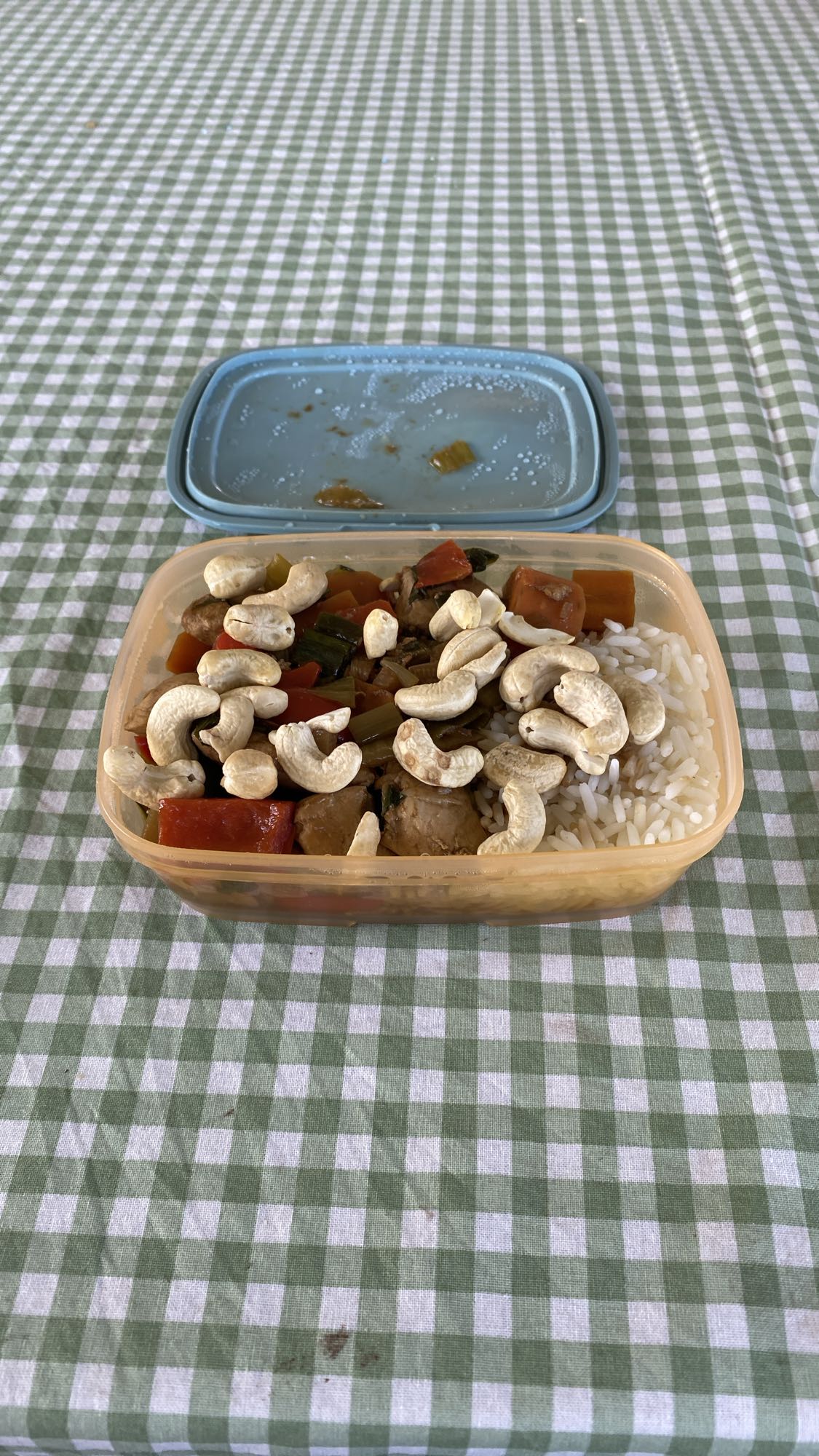 Kycklingwok med cashewnötter