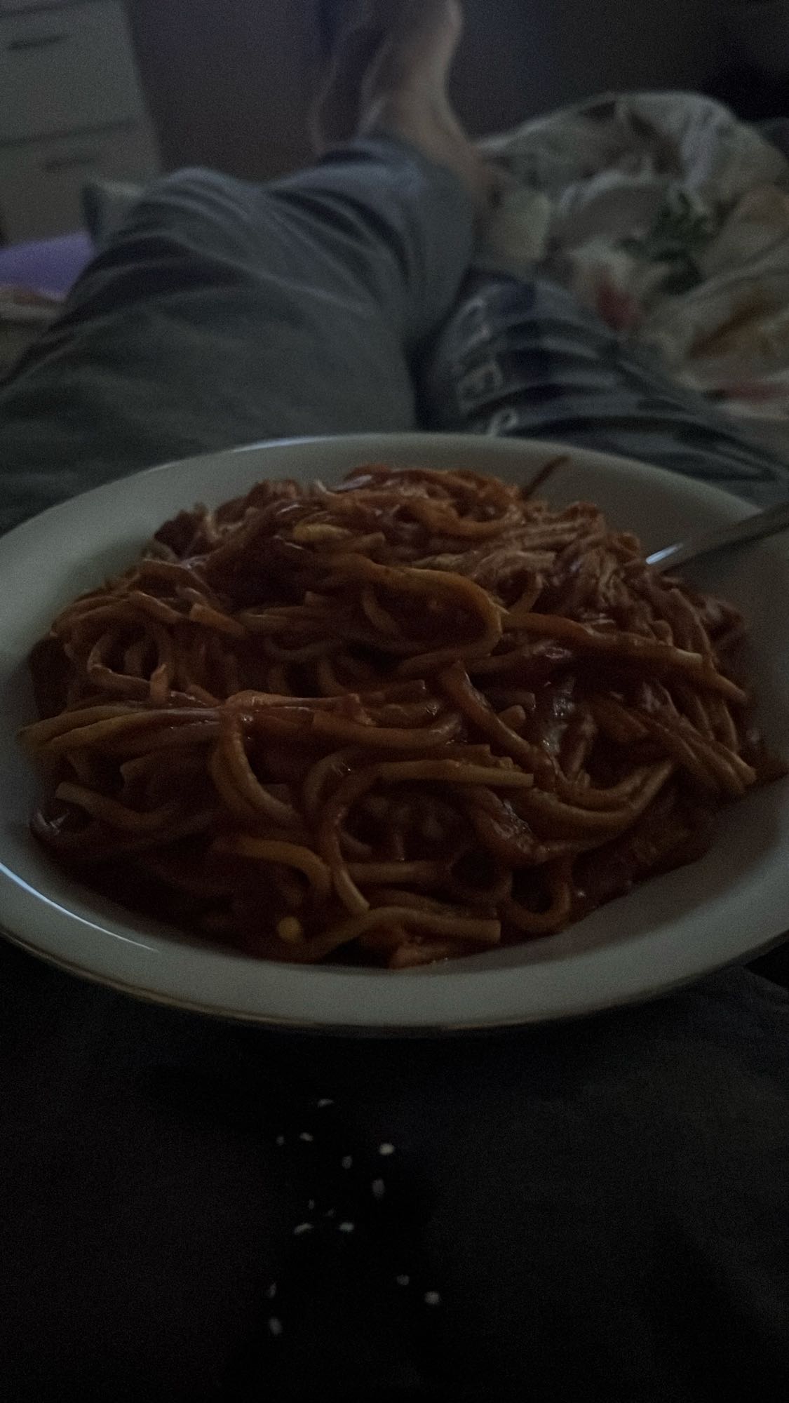 Spaghetti mit Tomatensauce