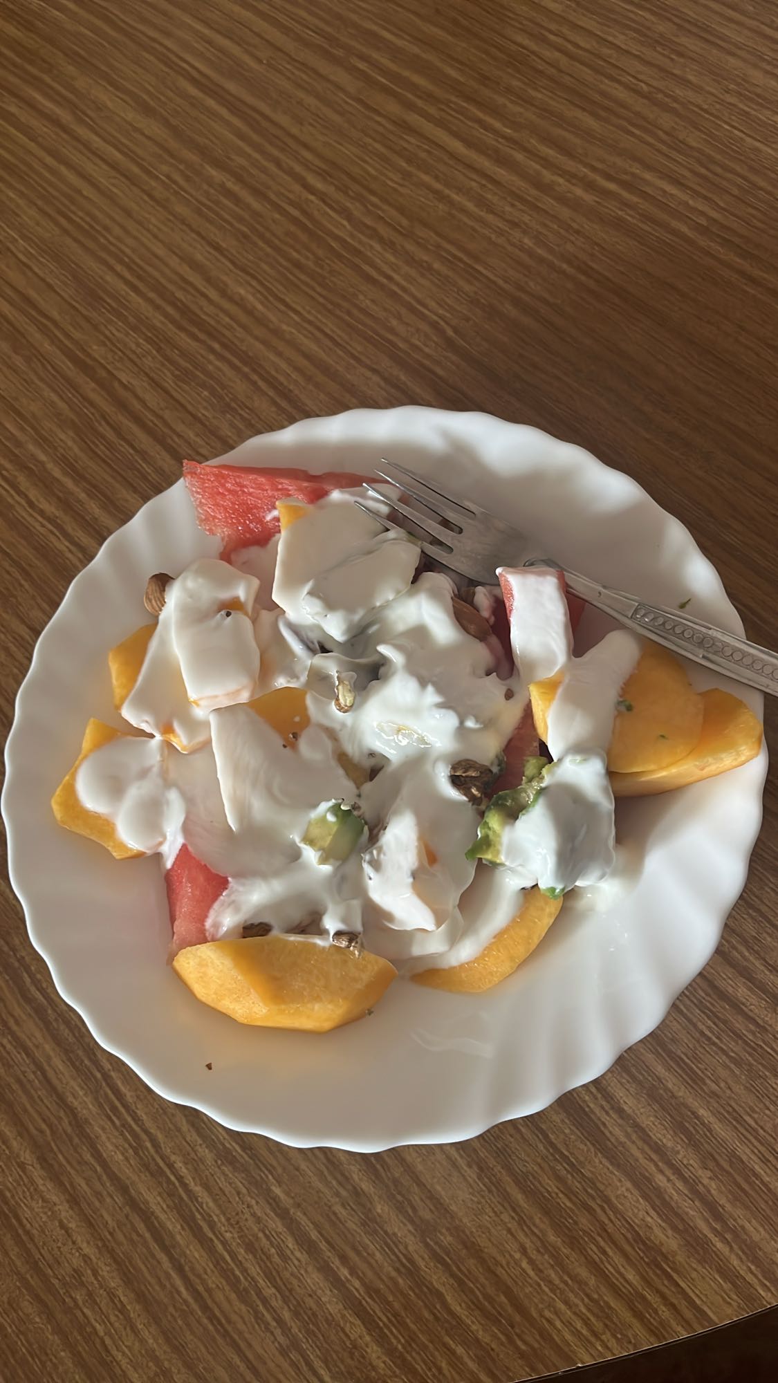 Ensalada de frutas con yogur