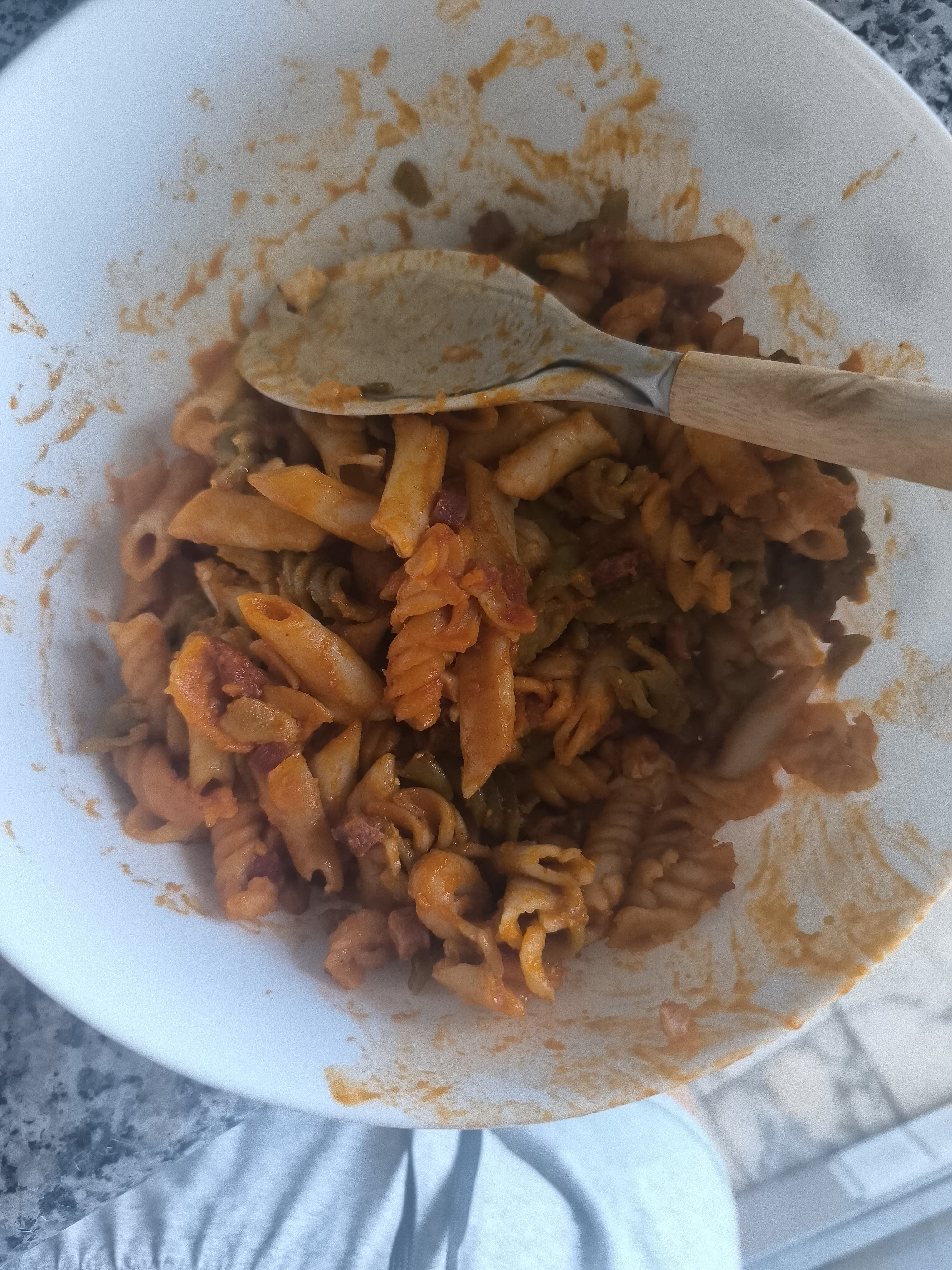 pasta con salsa de tomate