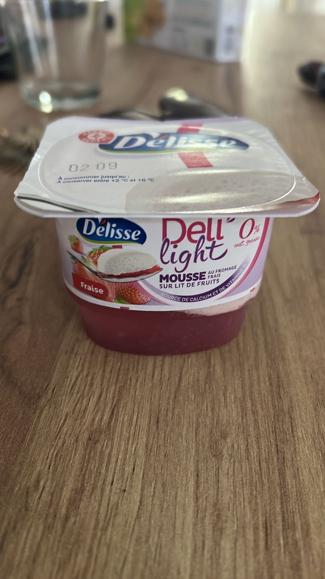 Mousse fraise légère