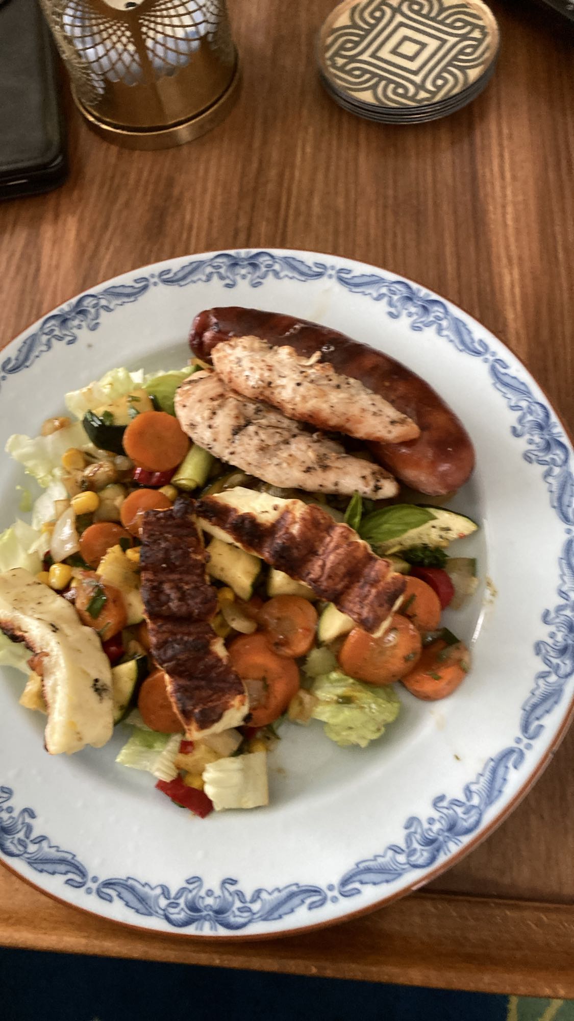 Grillad kyckling & sallad