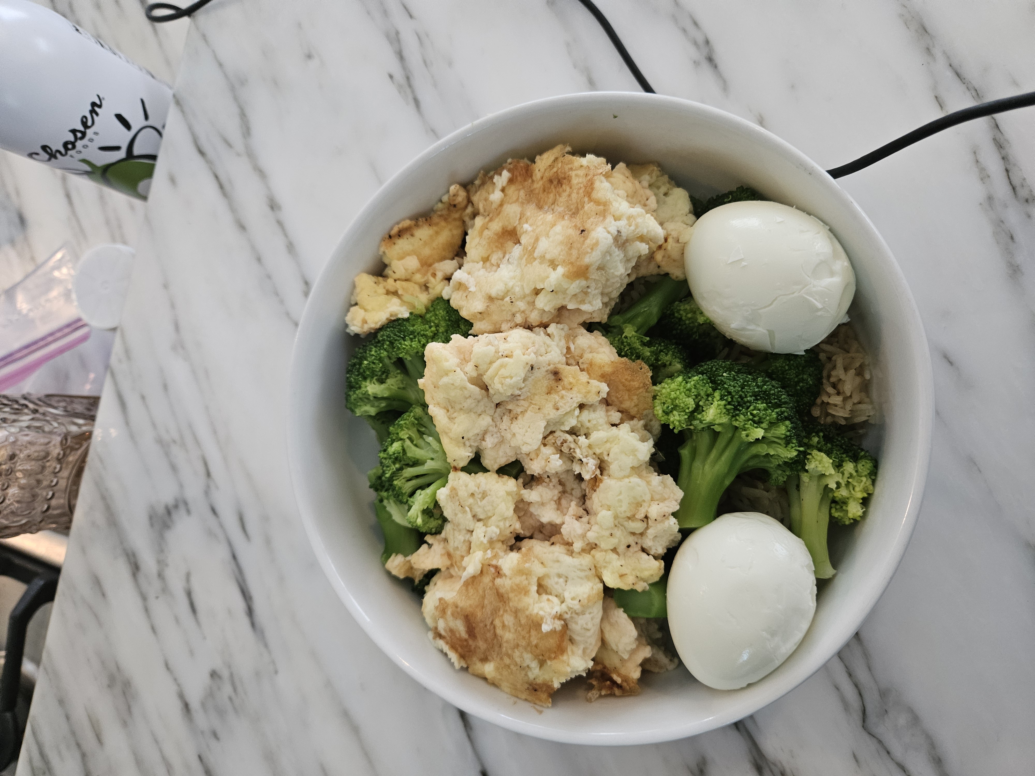 Egg Broccoli Rice Bowl