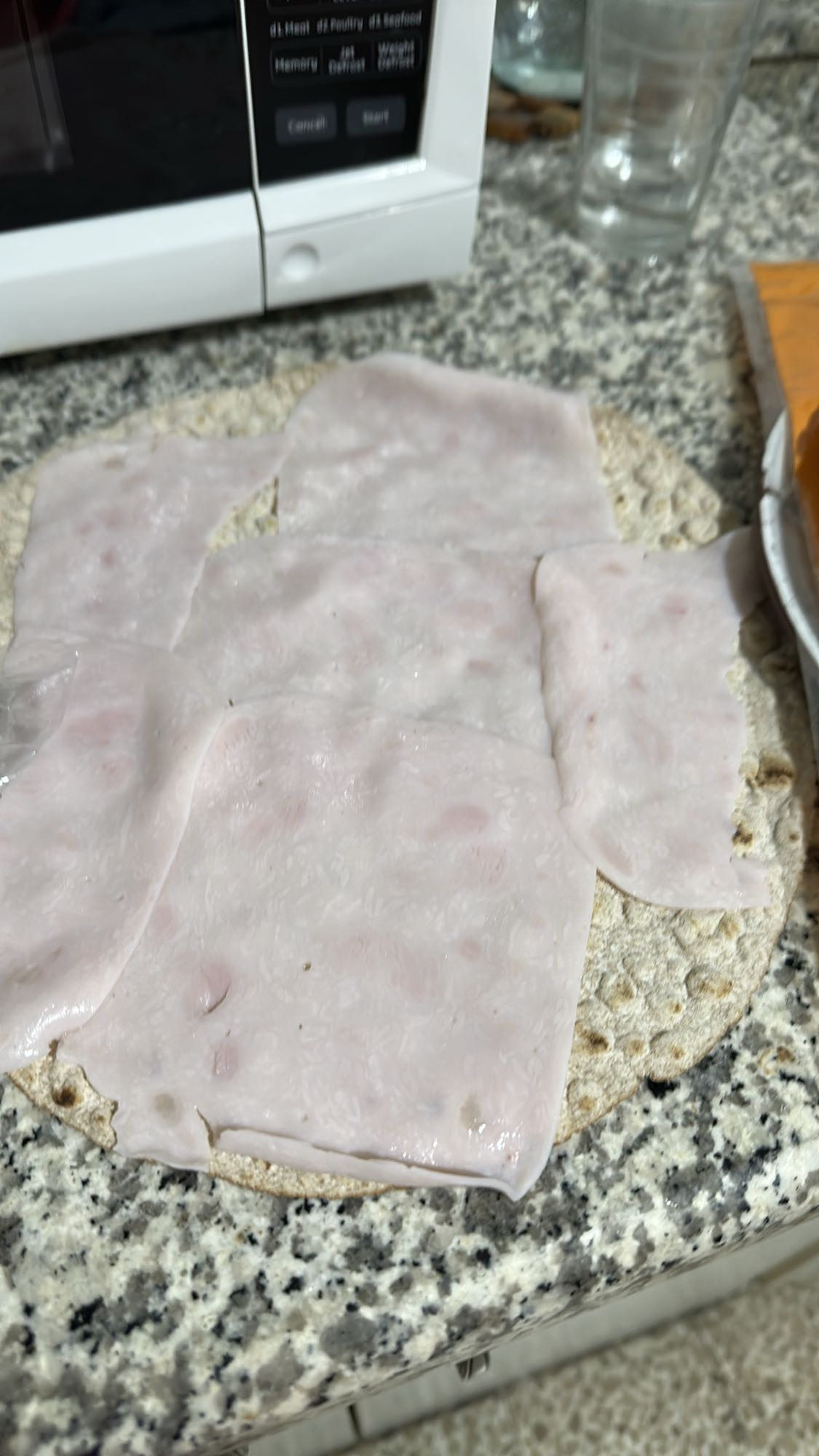Ham Flatbread Wrap