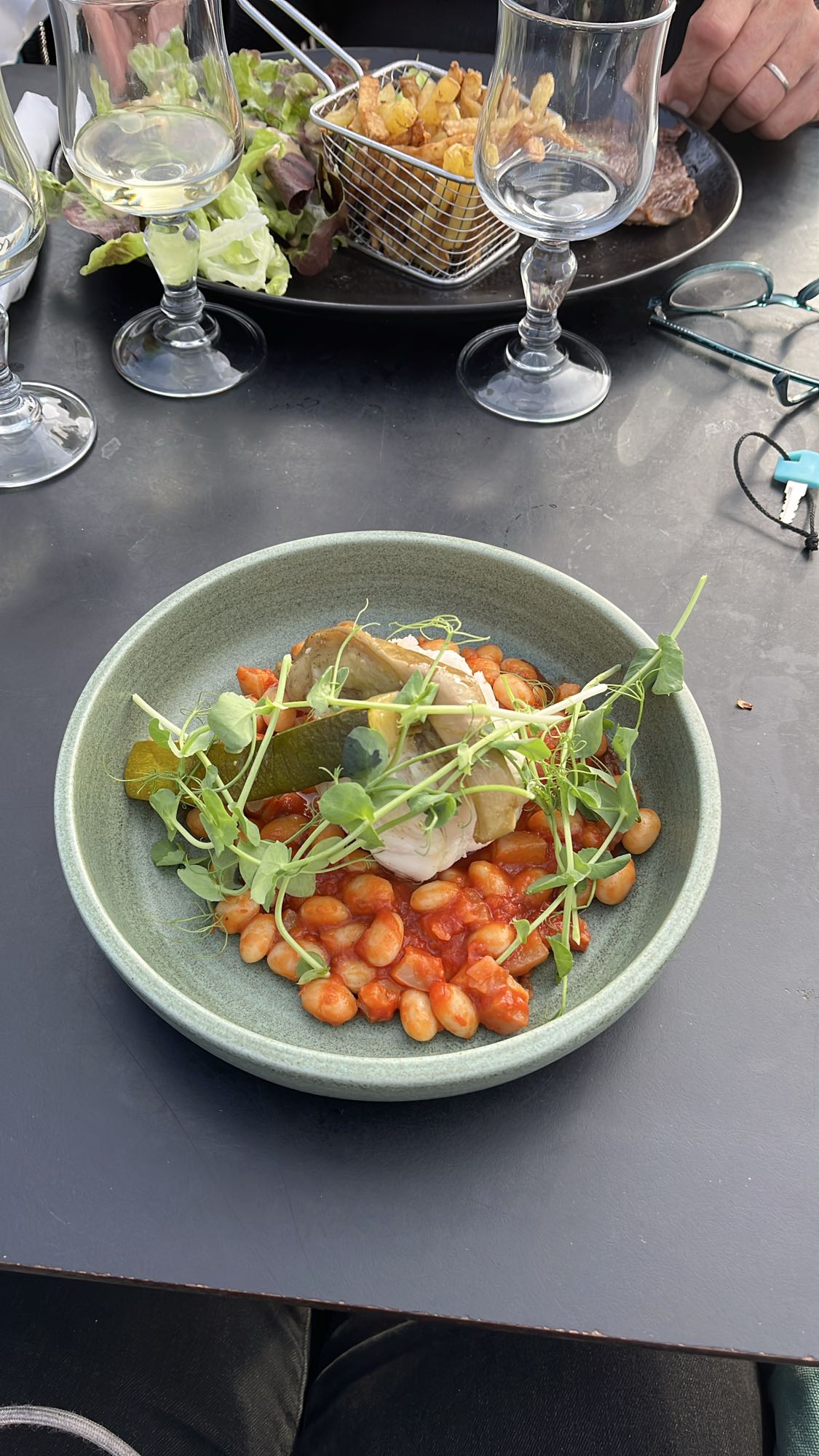 Poulet haricots blancs