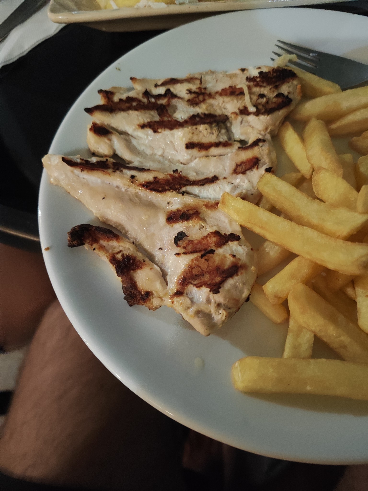 Grilled Chicken and Fries