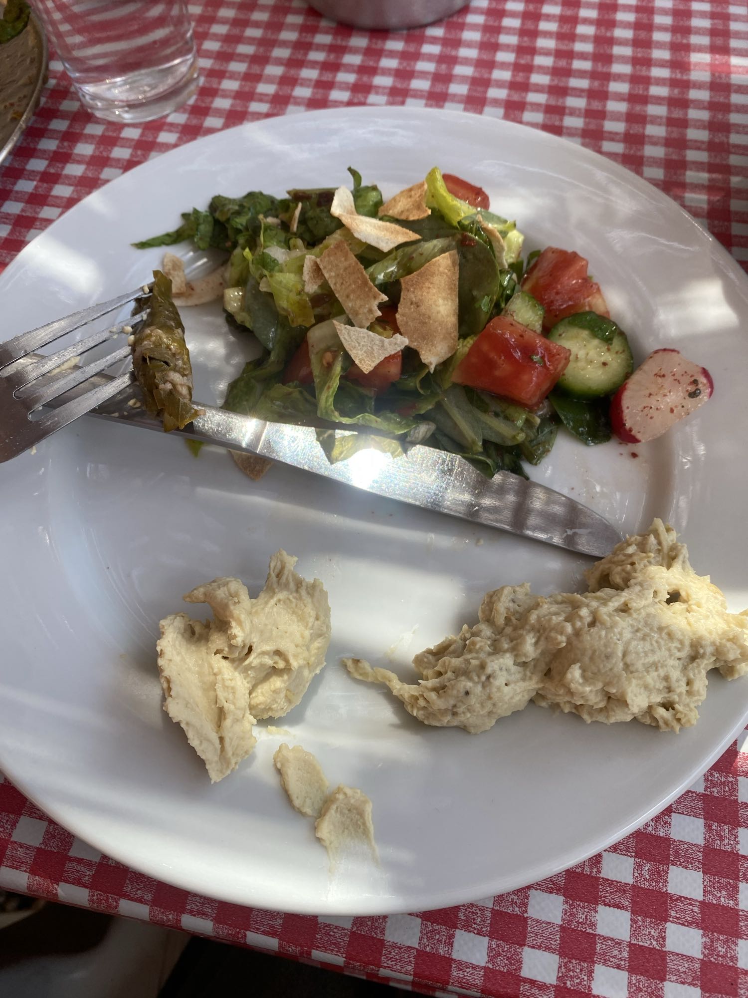 Salad & Hummus Plate