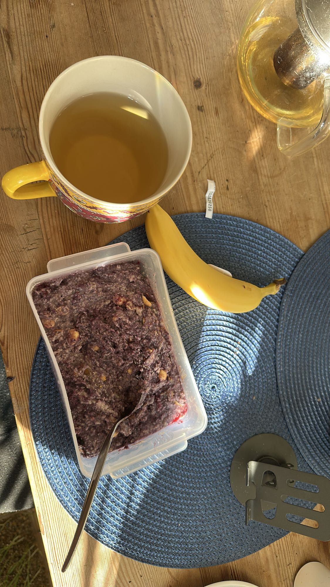 Havregrynsgröt med frukt