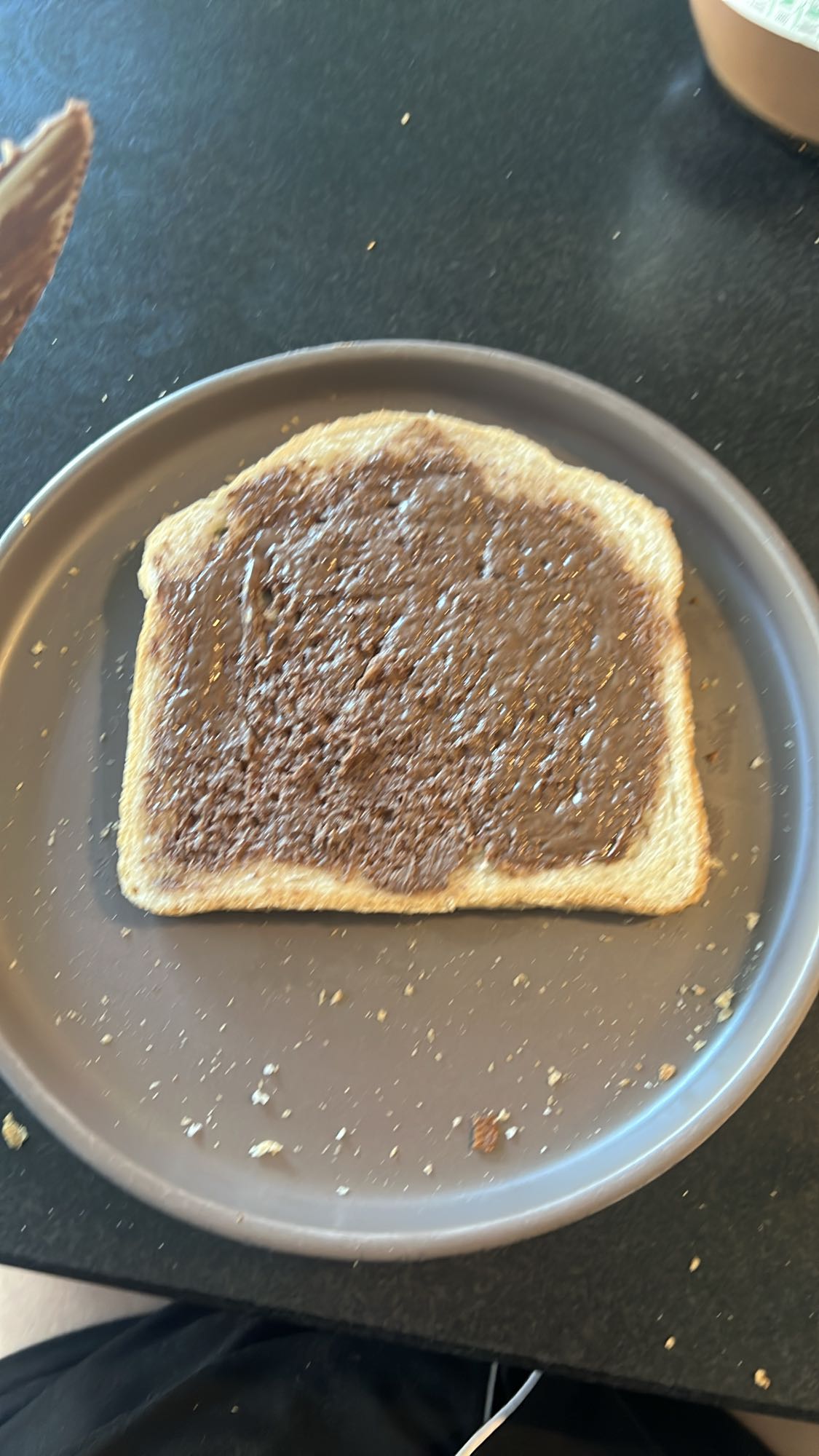 Boterham met chocopasta