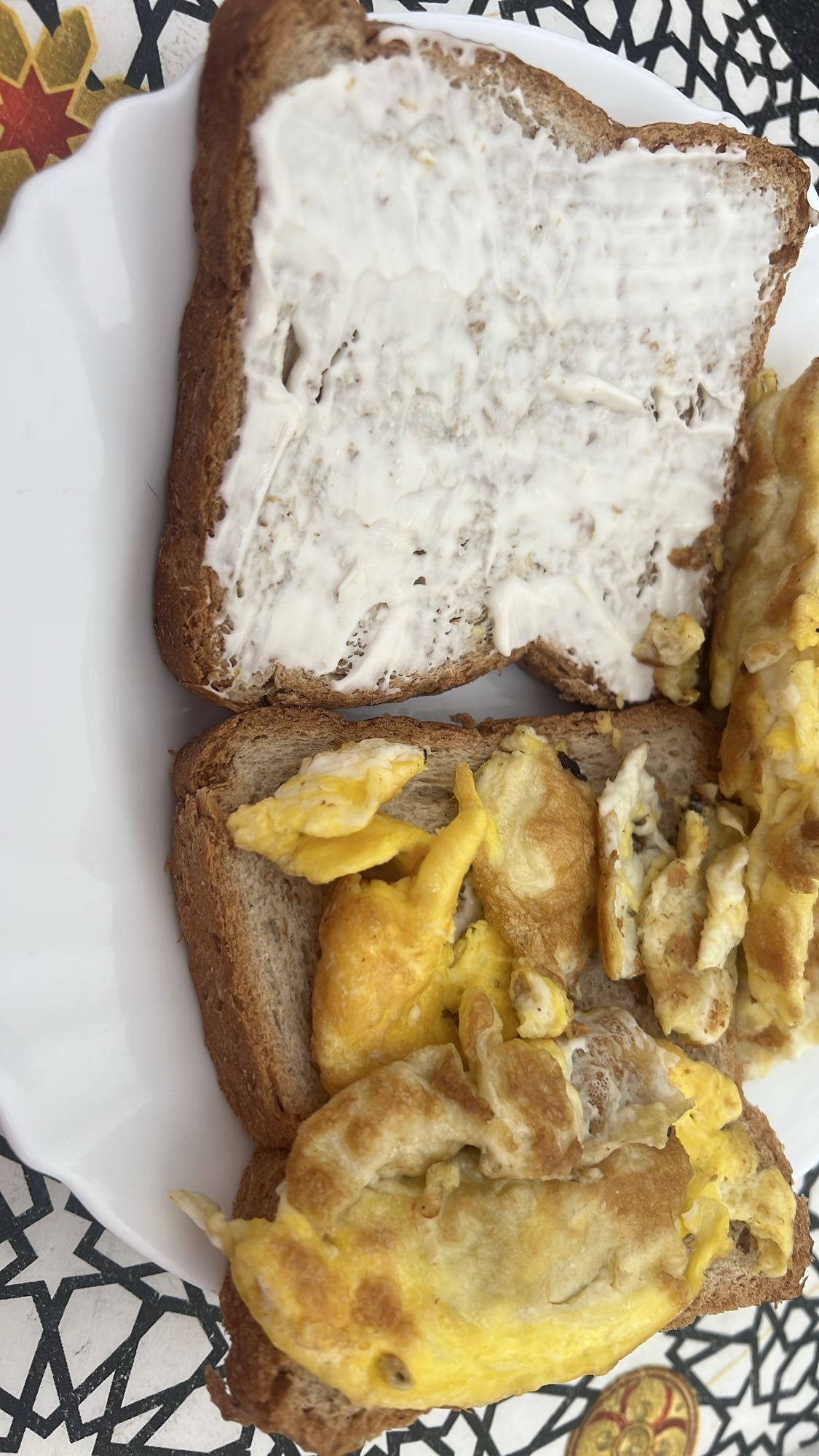 Sandwich œufs et mayonnaise