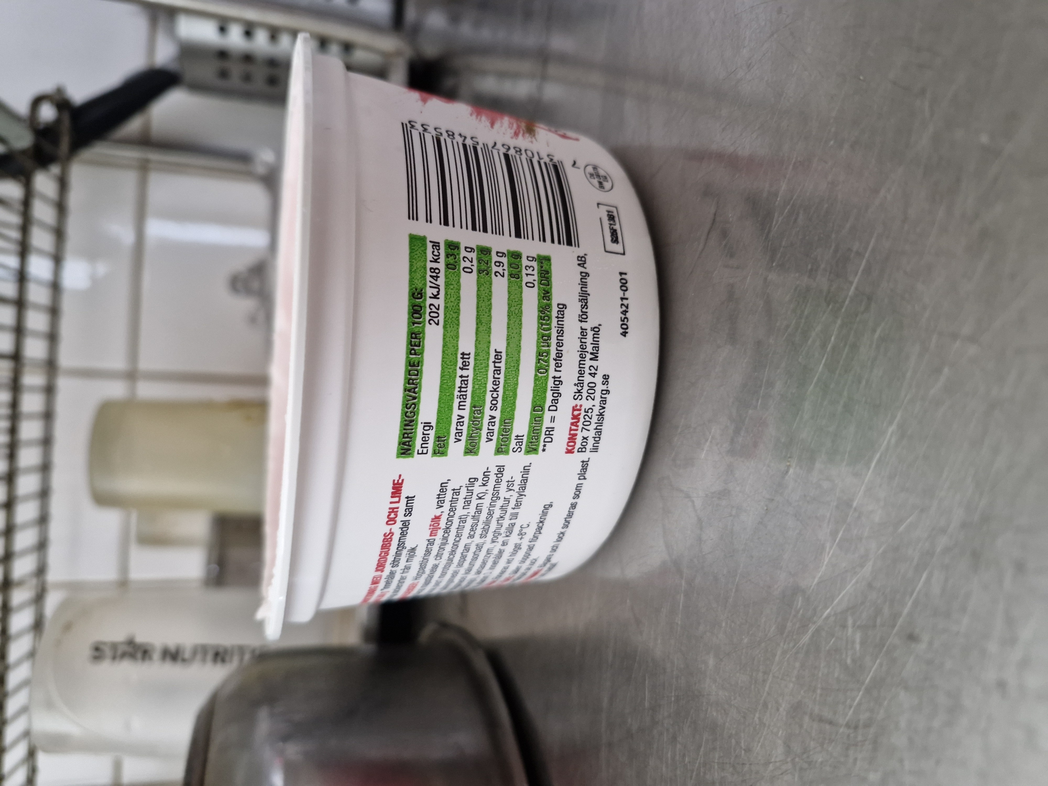 Jordgubbsyoghurt lätt