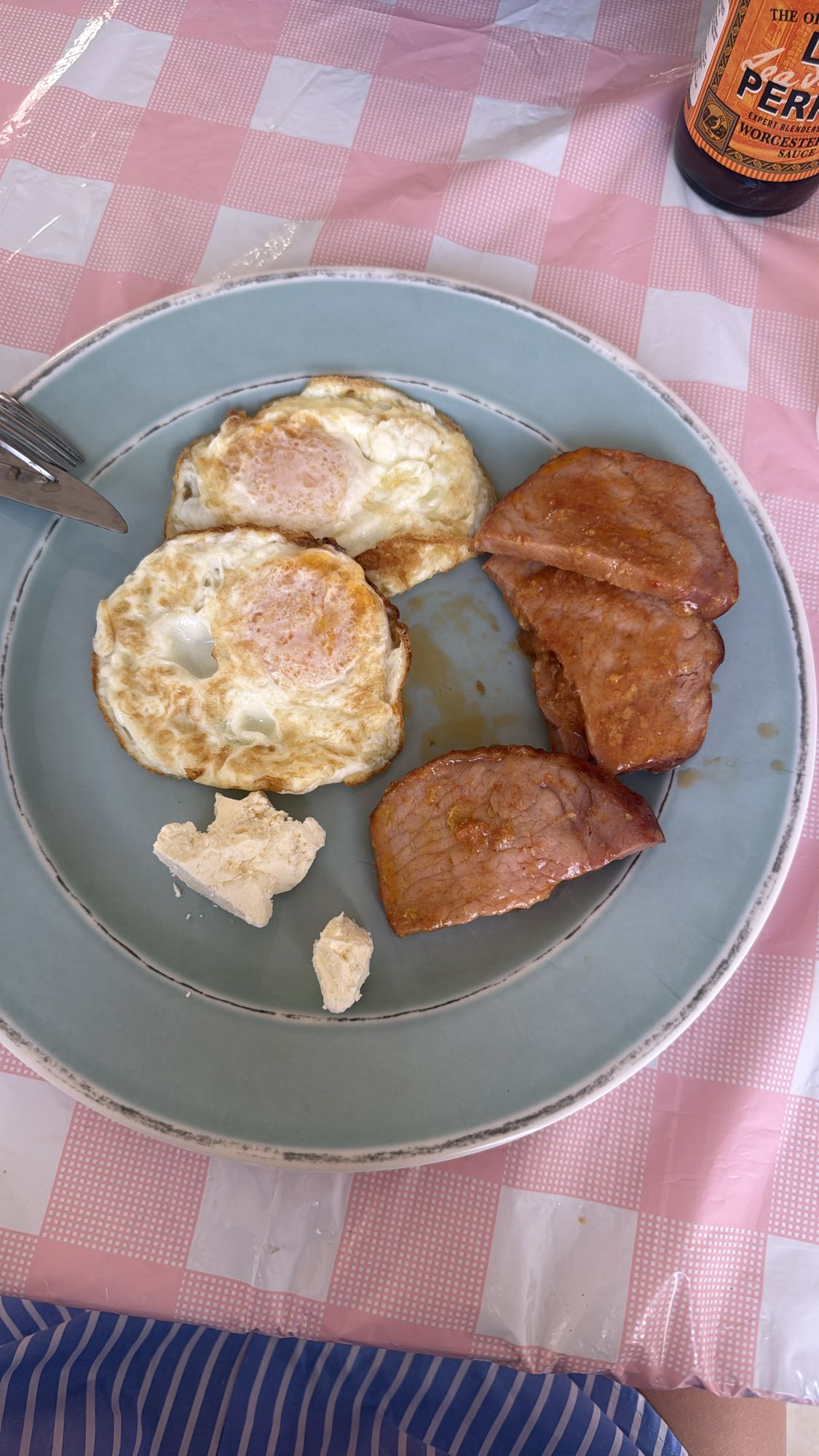 Huevos con jamón
