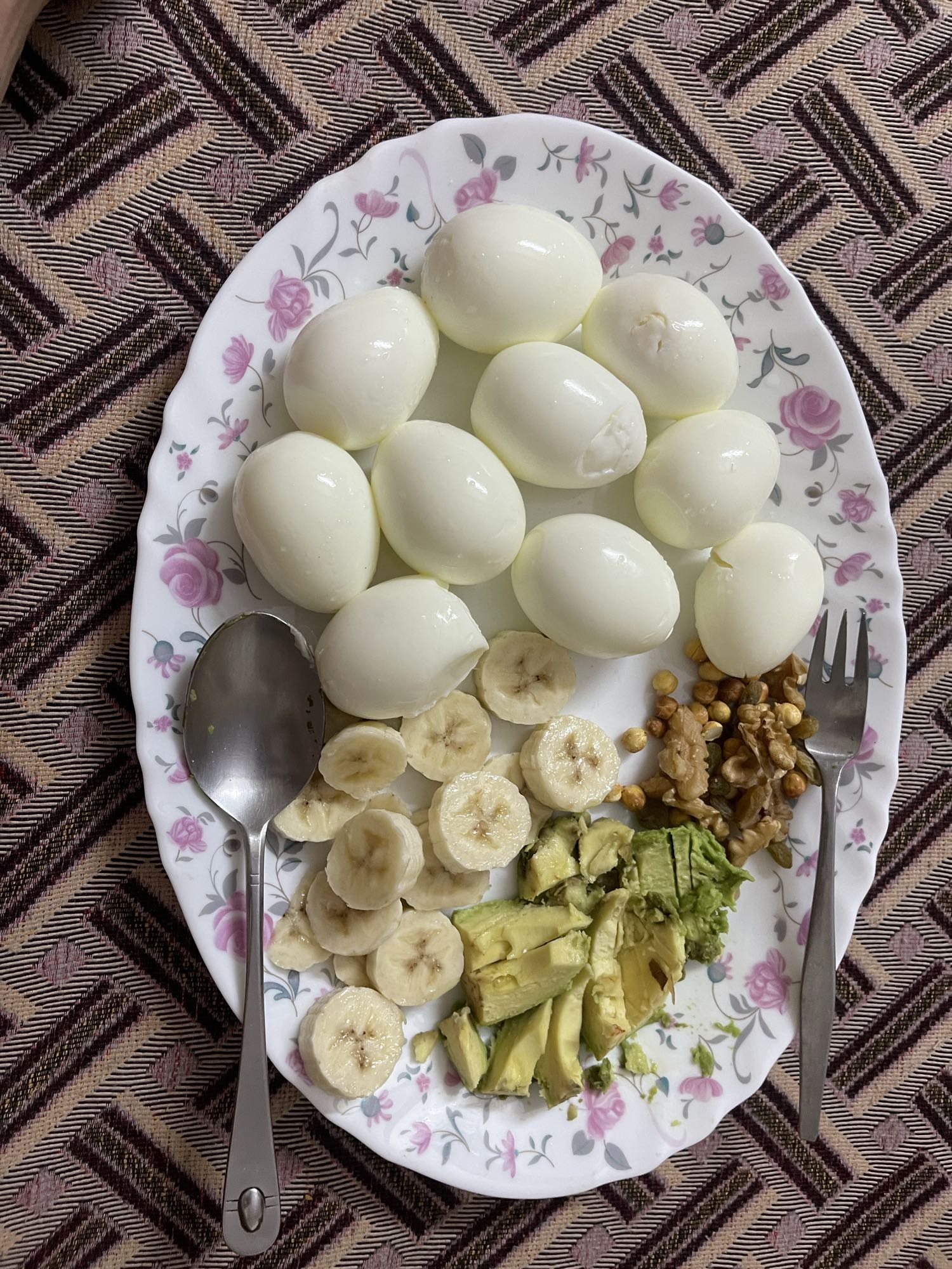 Boiled Eggs & Fruit Plate