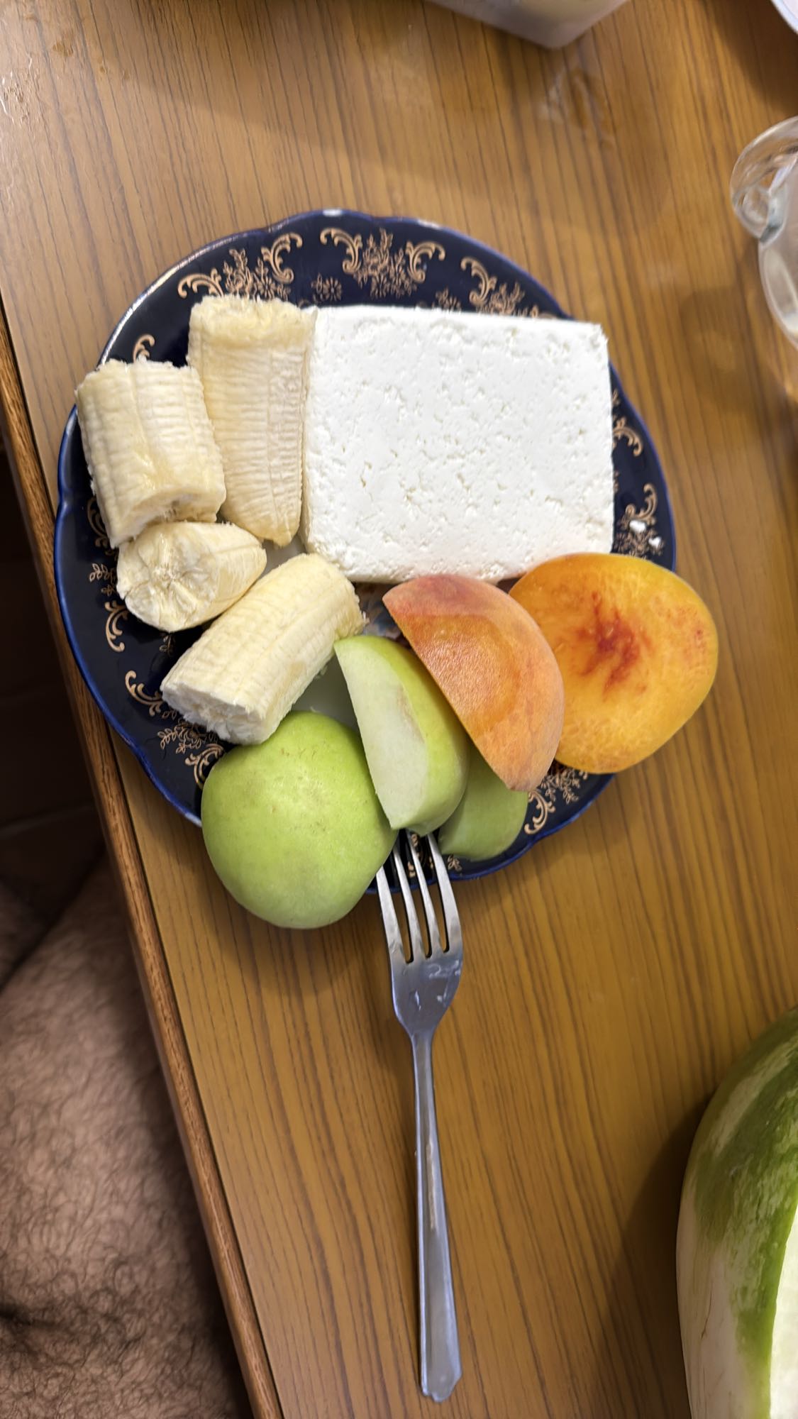 Fruit and cheese plate