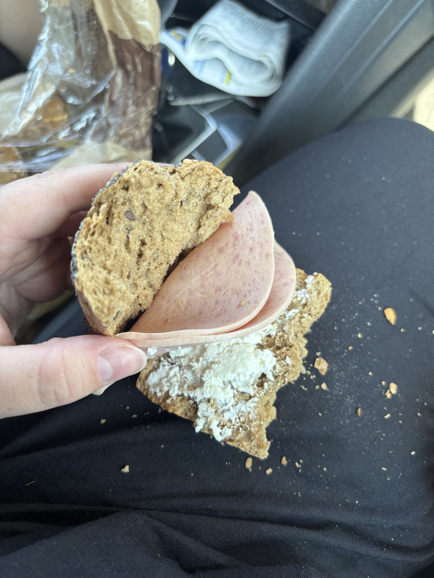 Ham and cheese sandwich