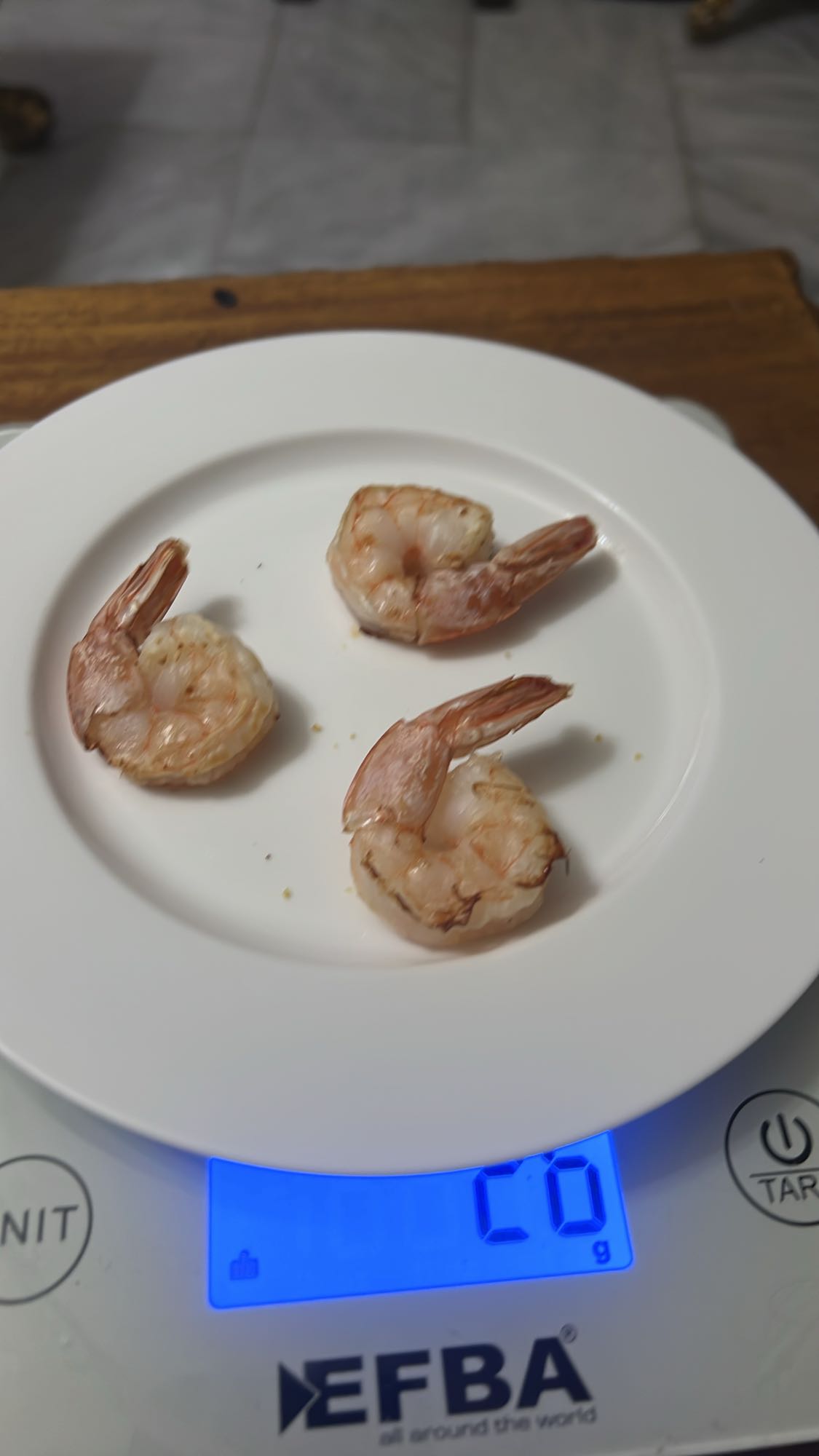 Boiled shrimp