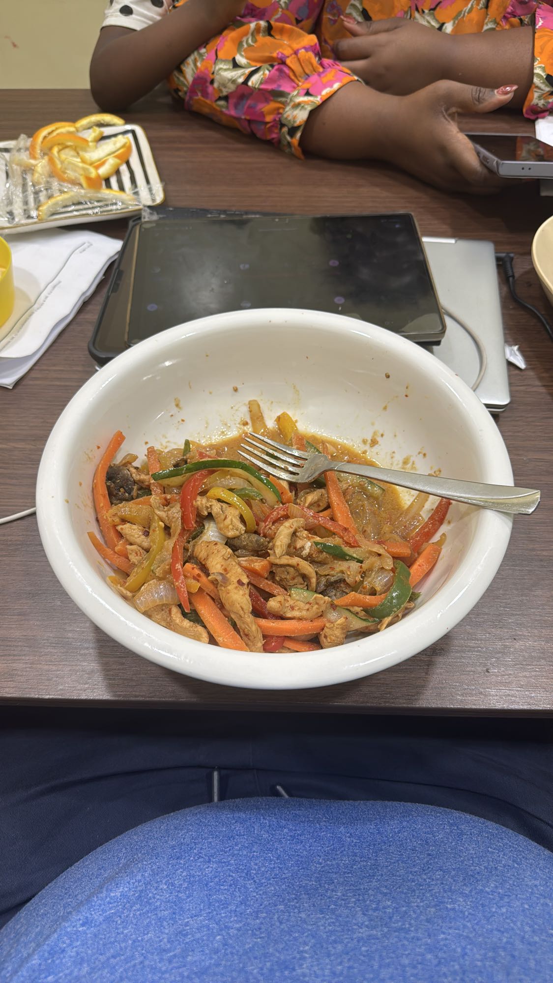 Chicken veggie stir-fry