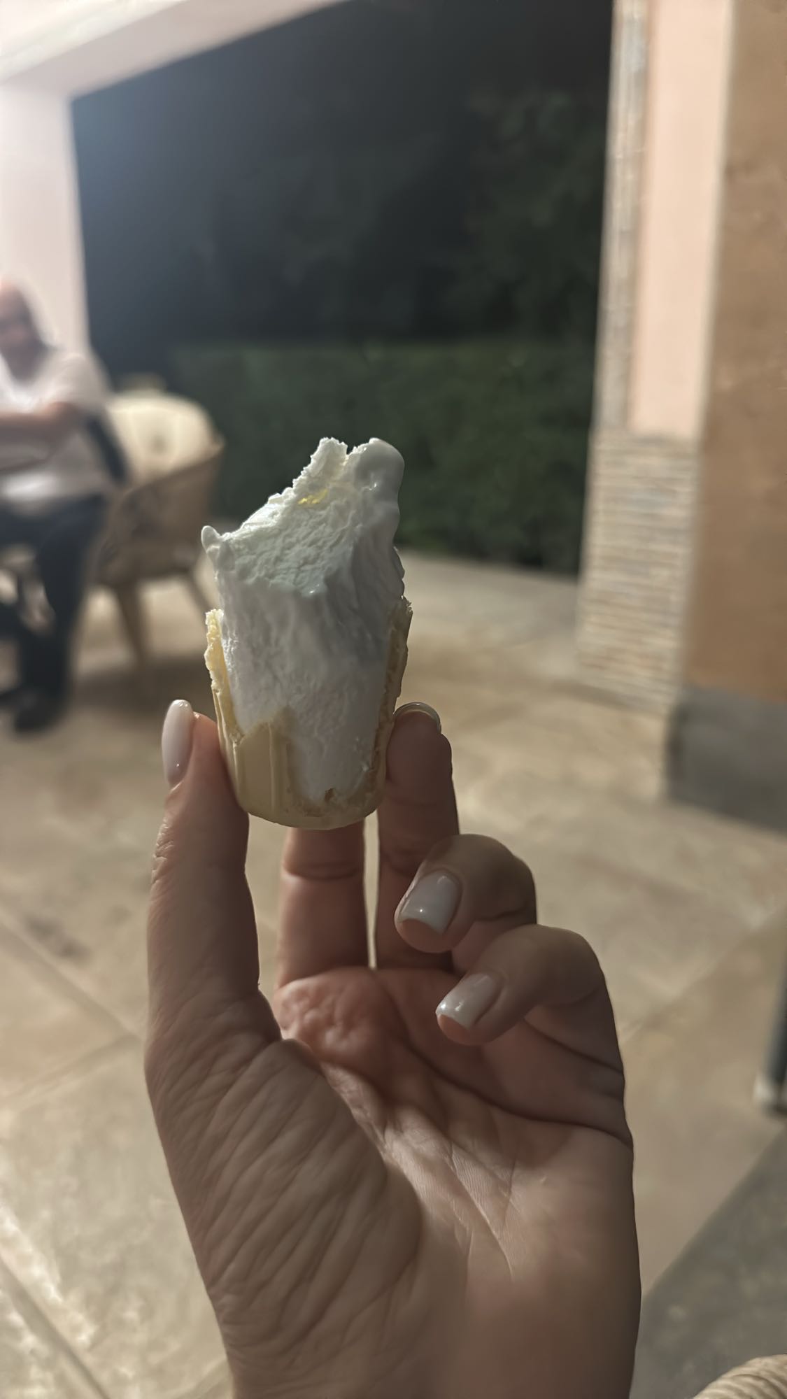 Mini vanilla ice cream