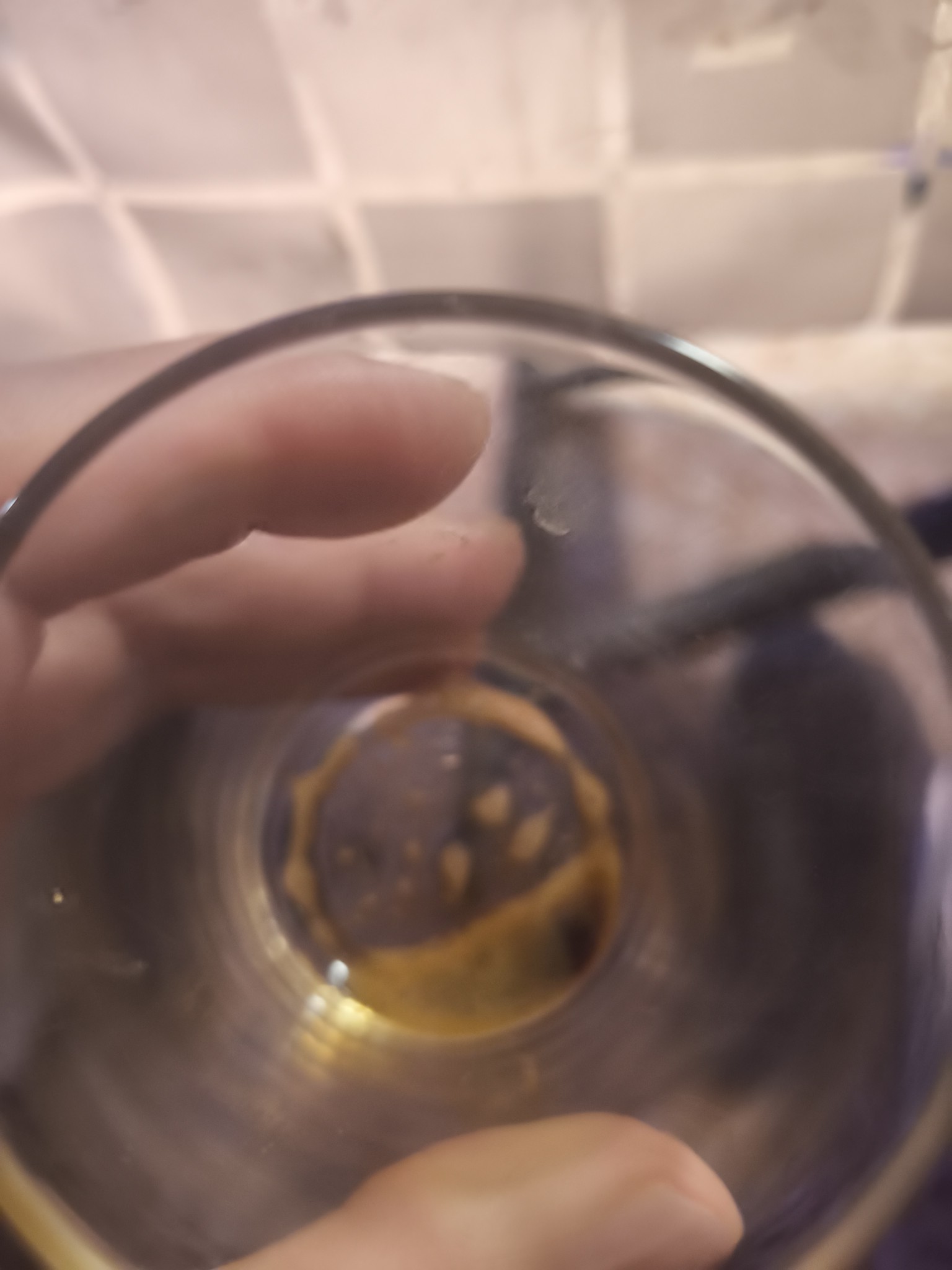 restos de café espresso