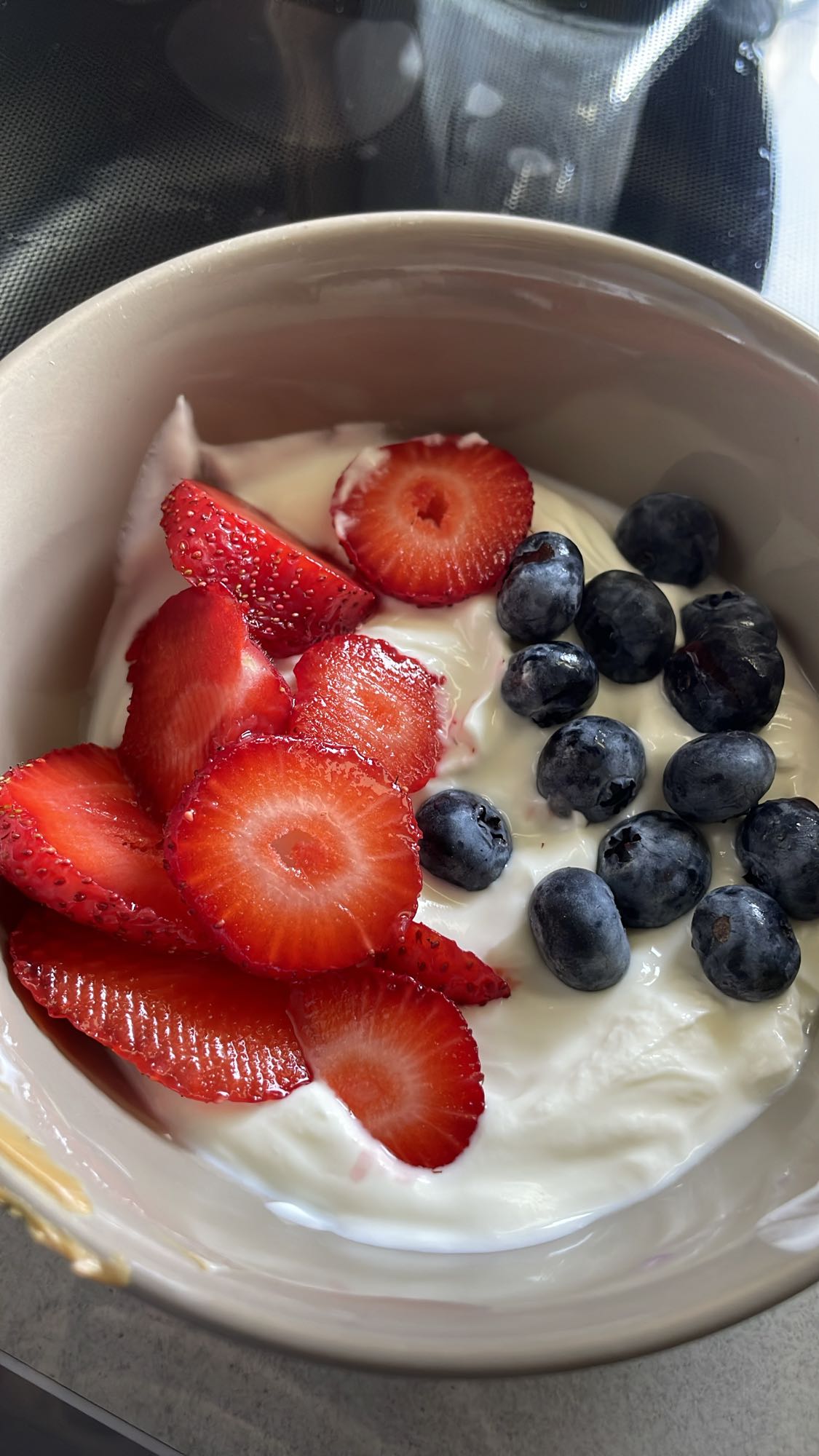 Yaourt aux fruits rouges