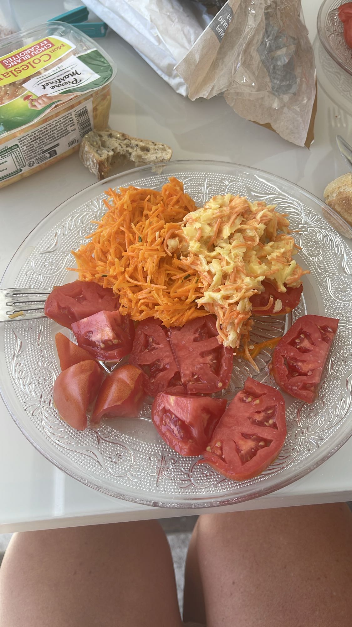 Assiette crudités estivale