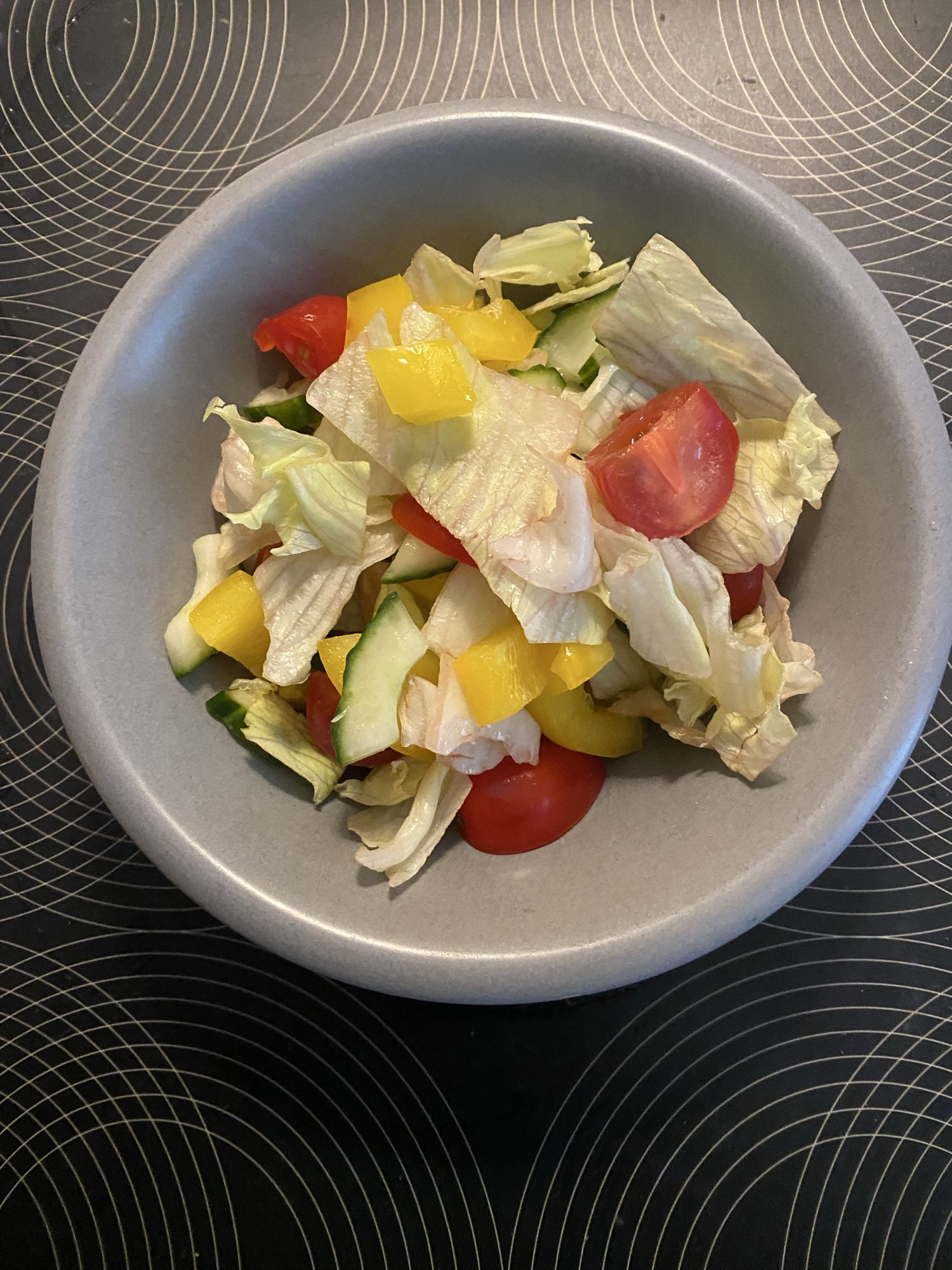 Grönsallad med paprika