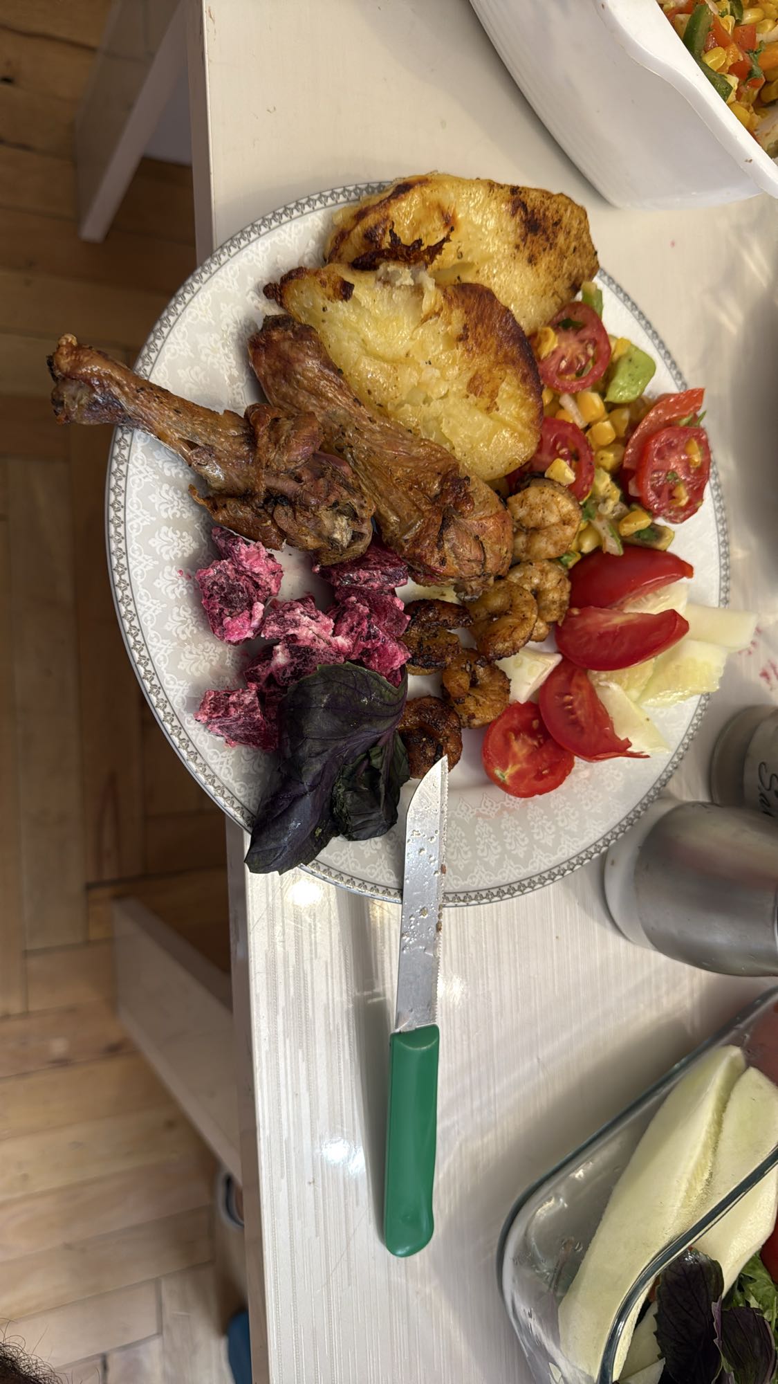 Roast Chicken & Veg Plate