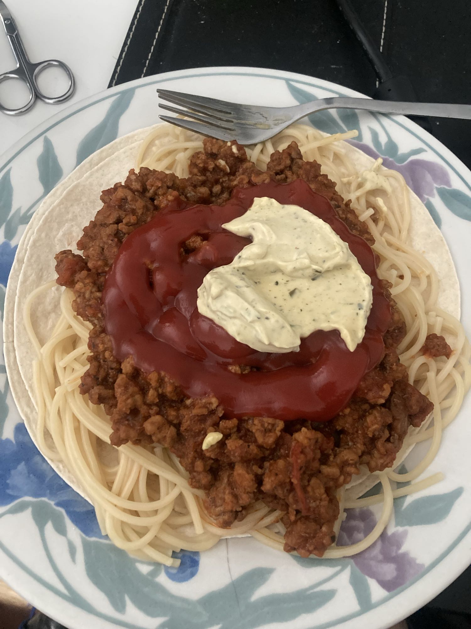 Spagetti med köttfärs & sås
