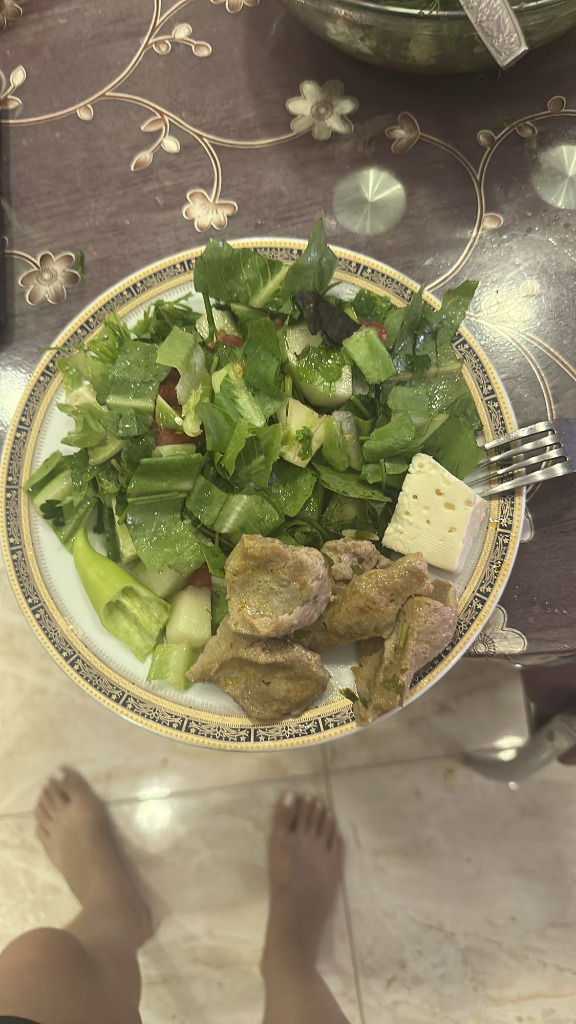 Beef qufta Salad Plate