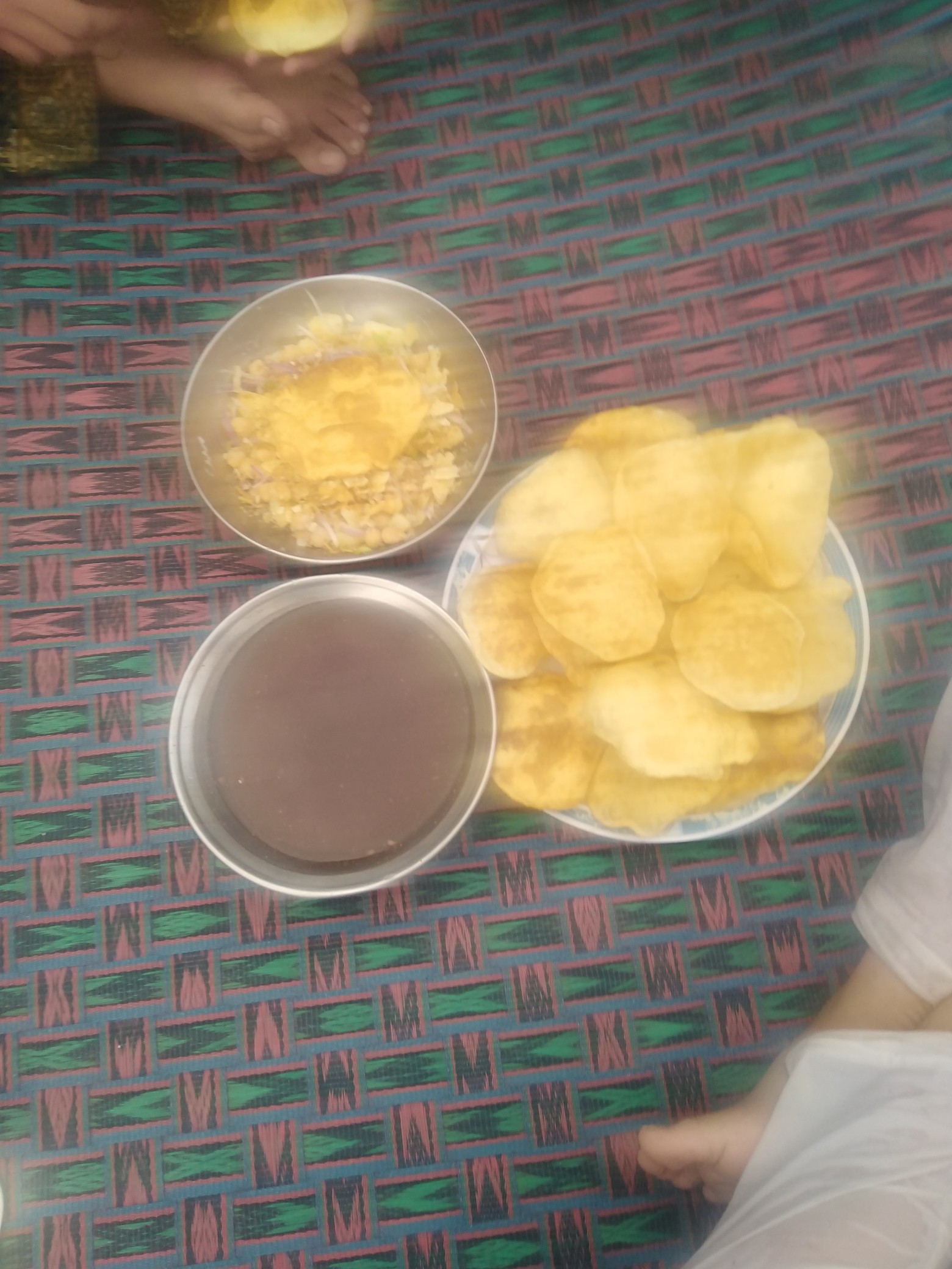 Pani Puri Snack Plate