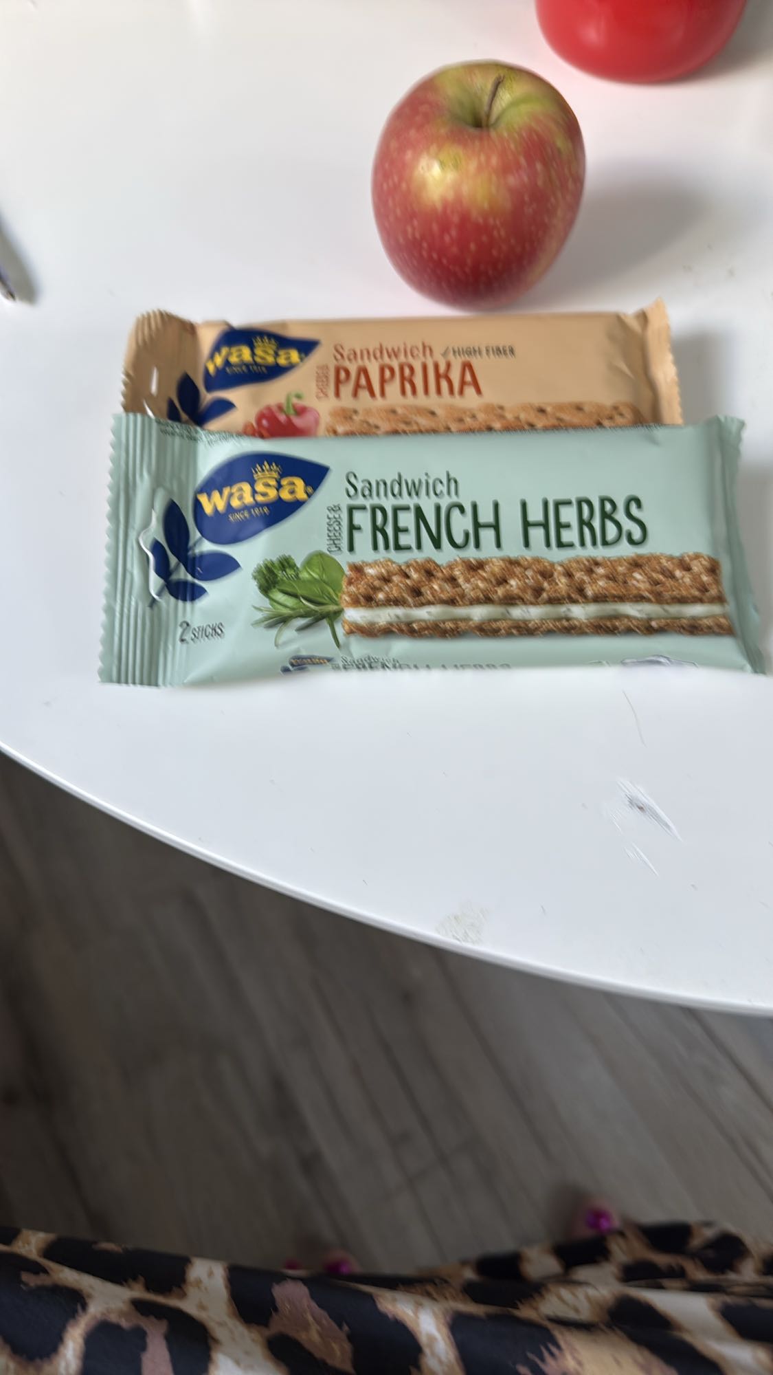 Wasa sandwich & äpple