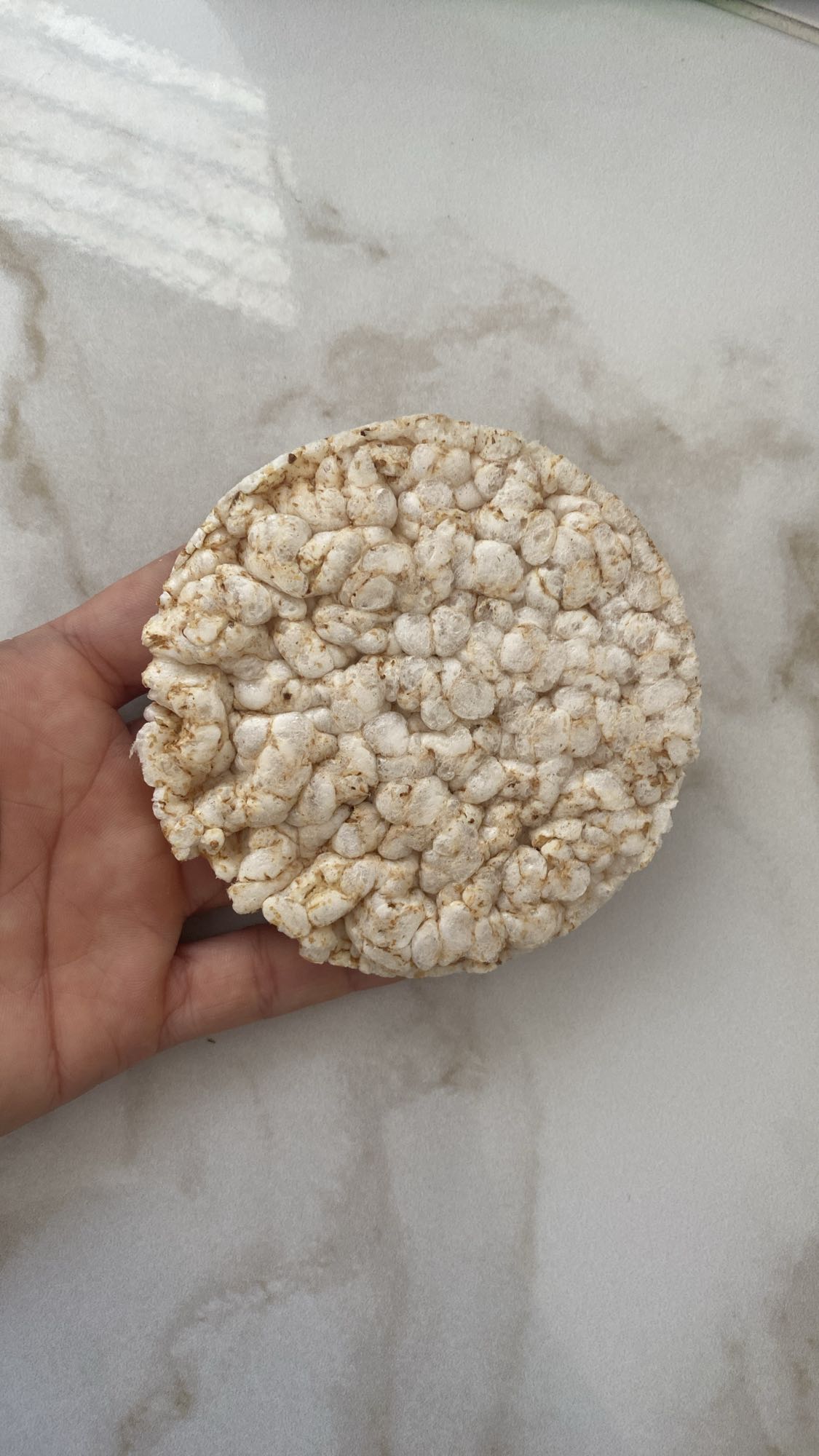 Torta de arroz inflado