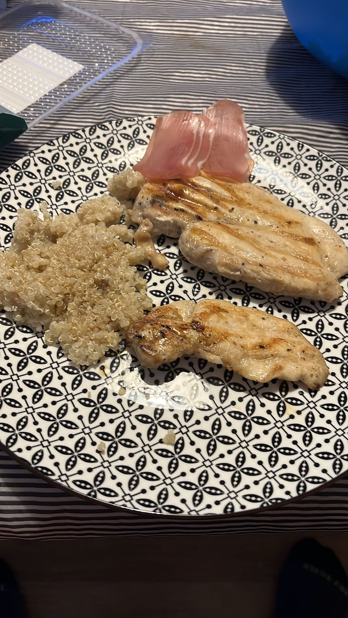 Пилешко с киноа и прошуто