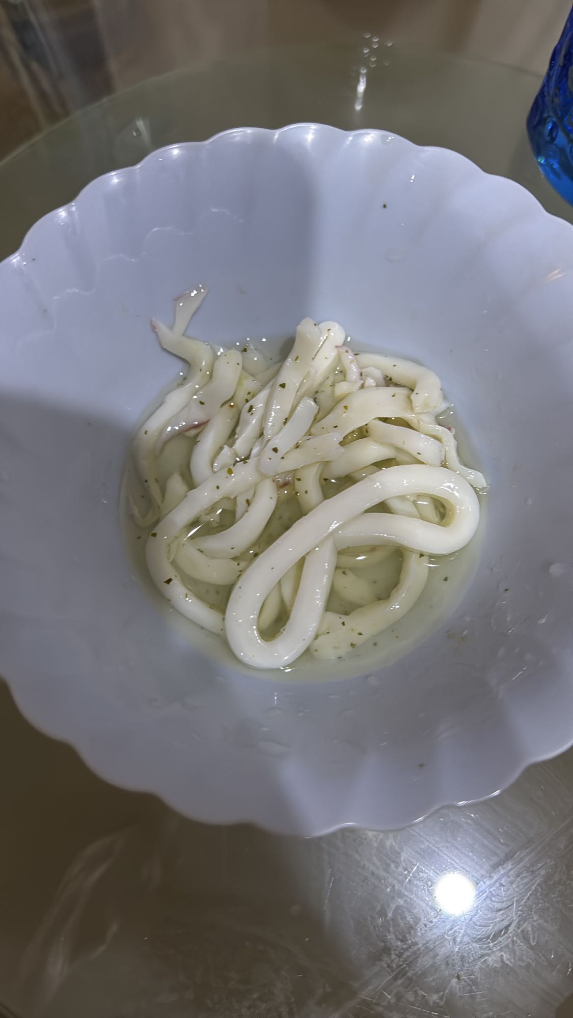 кольца кальмара в масле