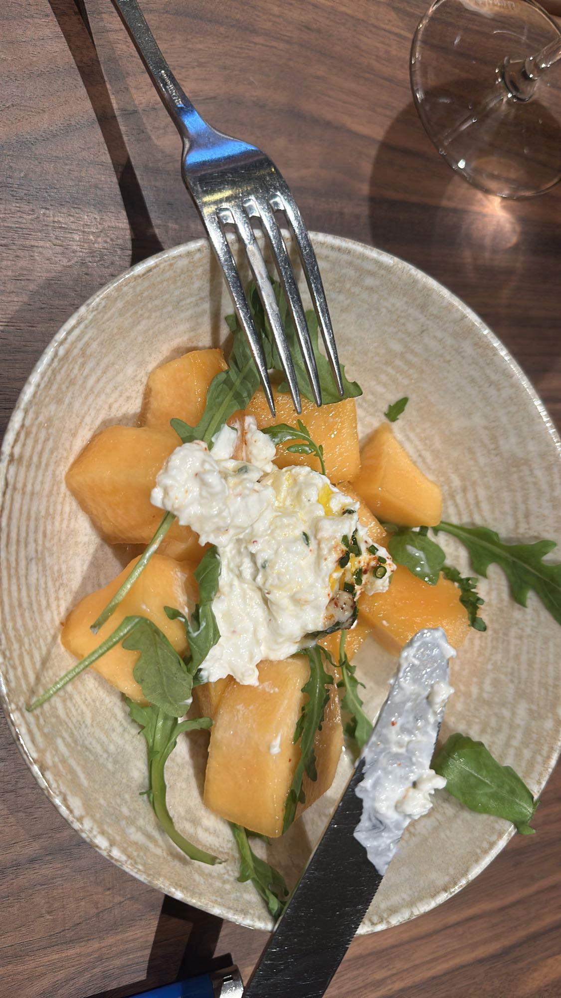 Melon Burrata Salad