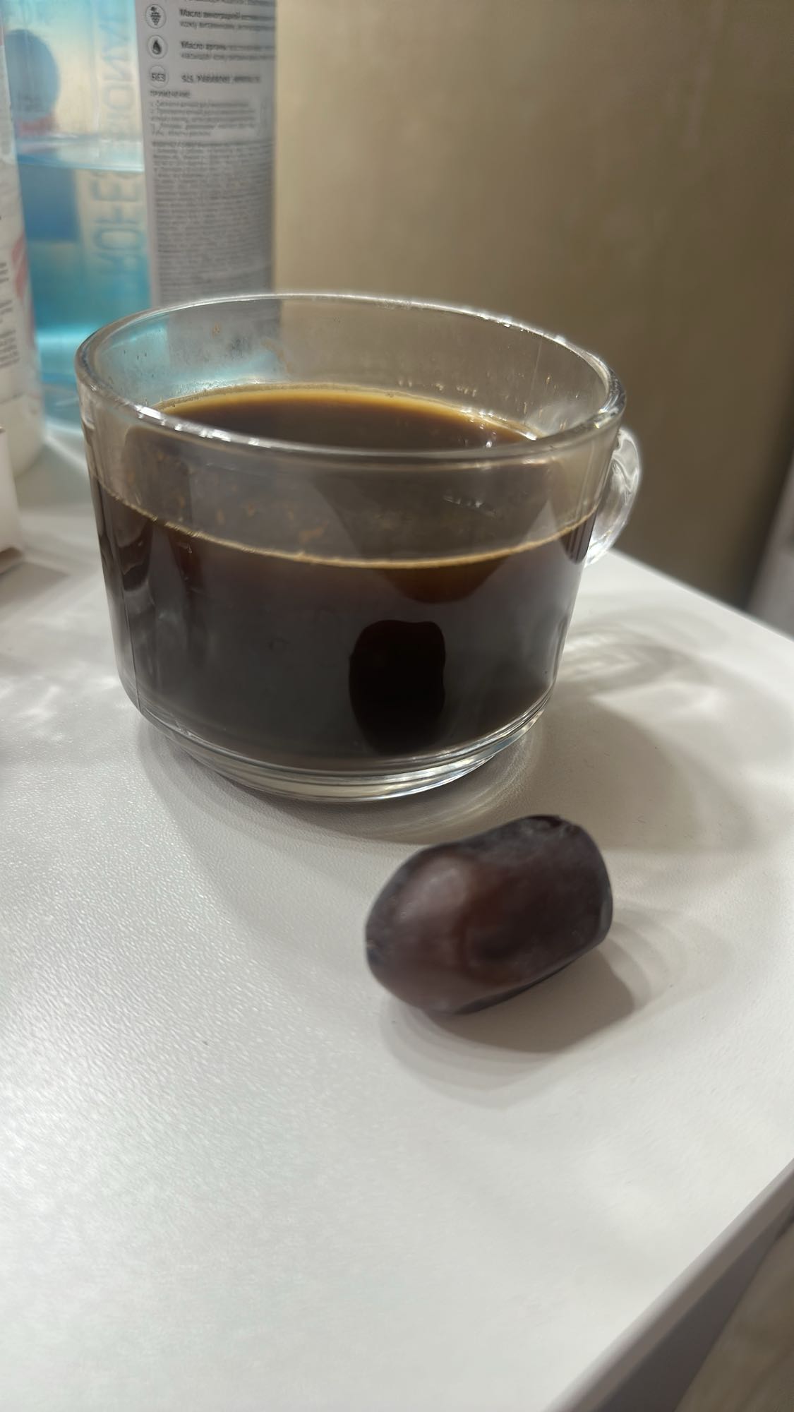 чёрный кофе с фиником