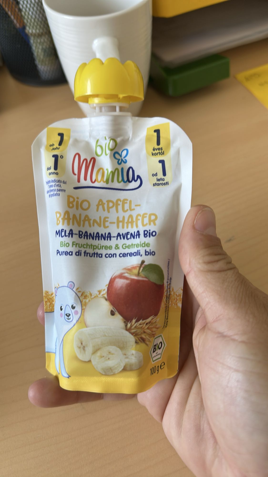 Bio Apfel-Banane-Hafer